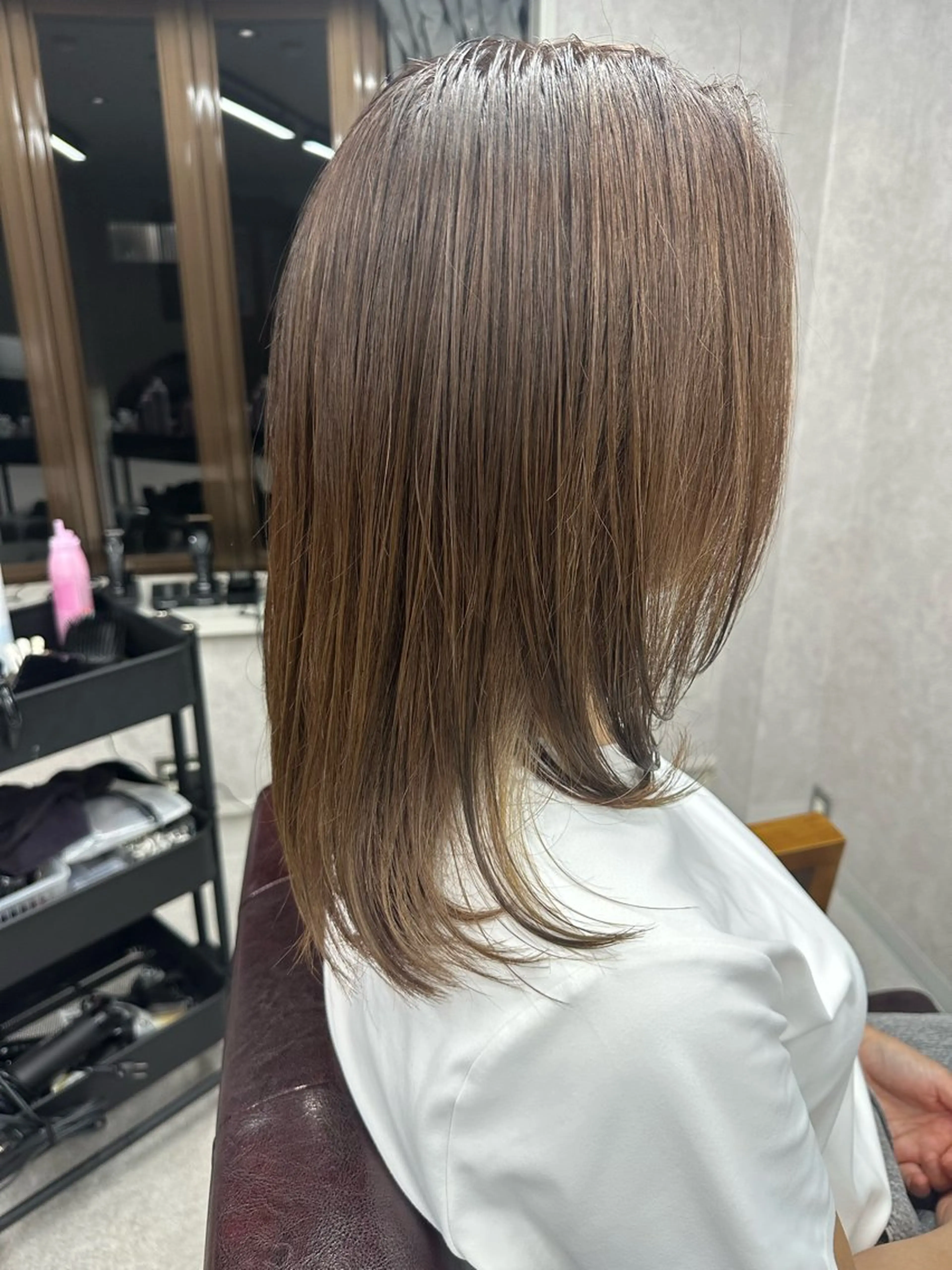 ロング カット ヘアカラー Lien 深井店のヘアスタイル