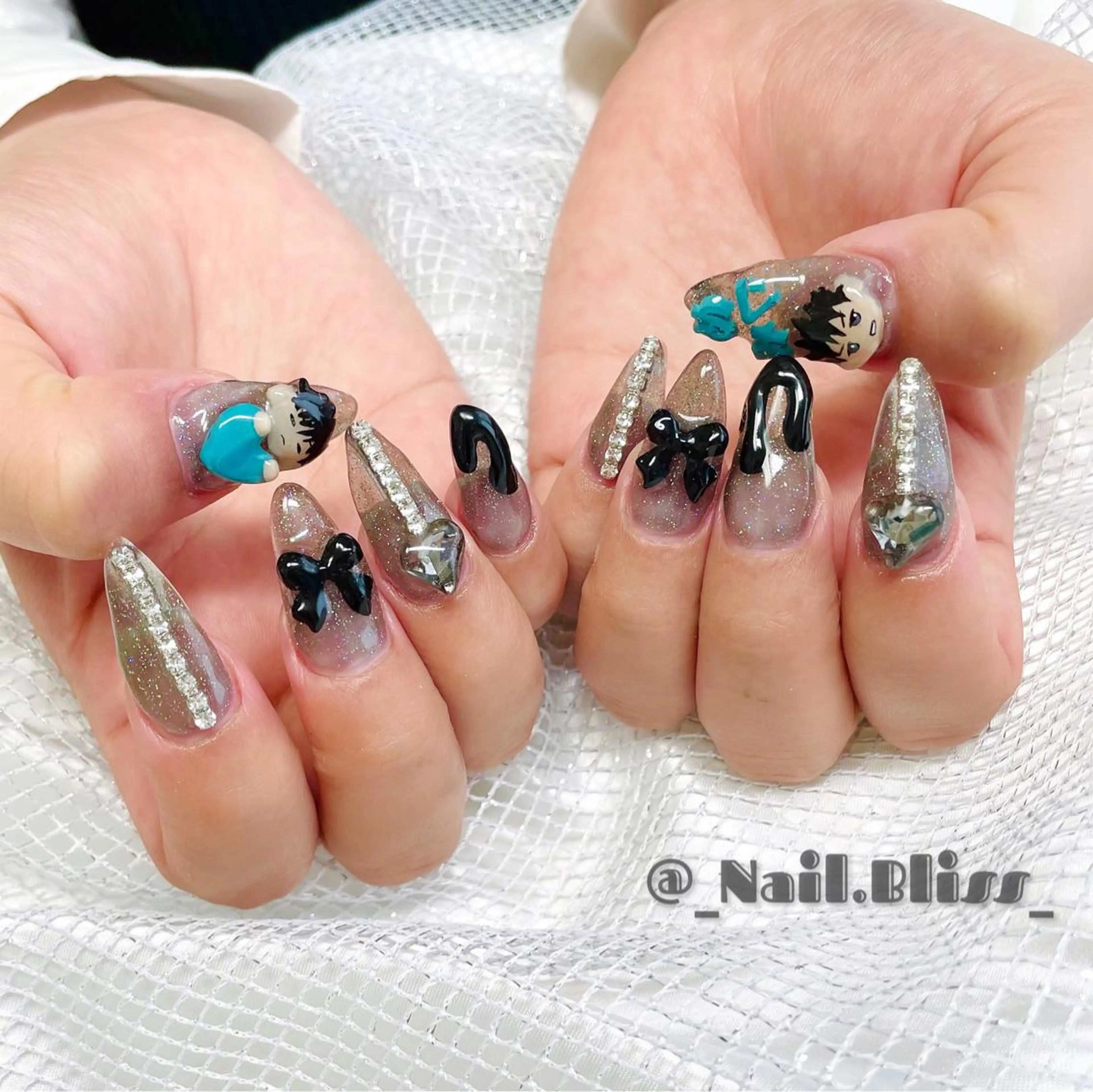 ネイル ラメ(グリッター) ハンドネイル NAIL BLISSのネイルデザイン