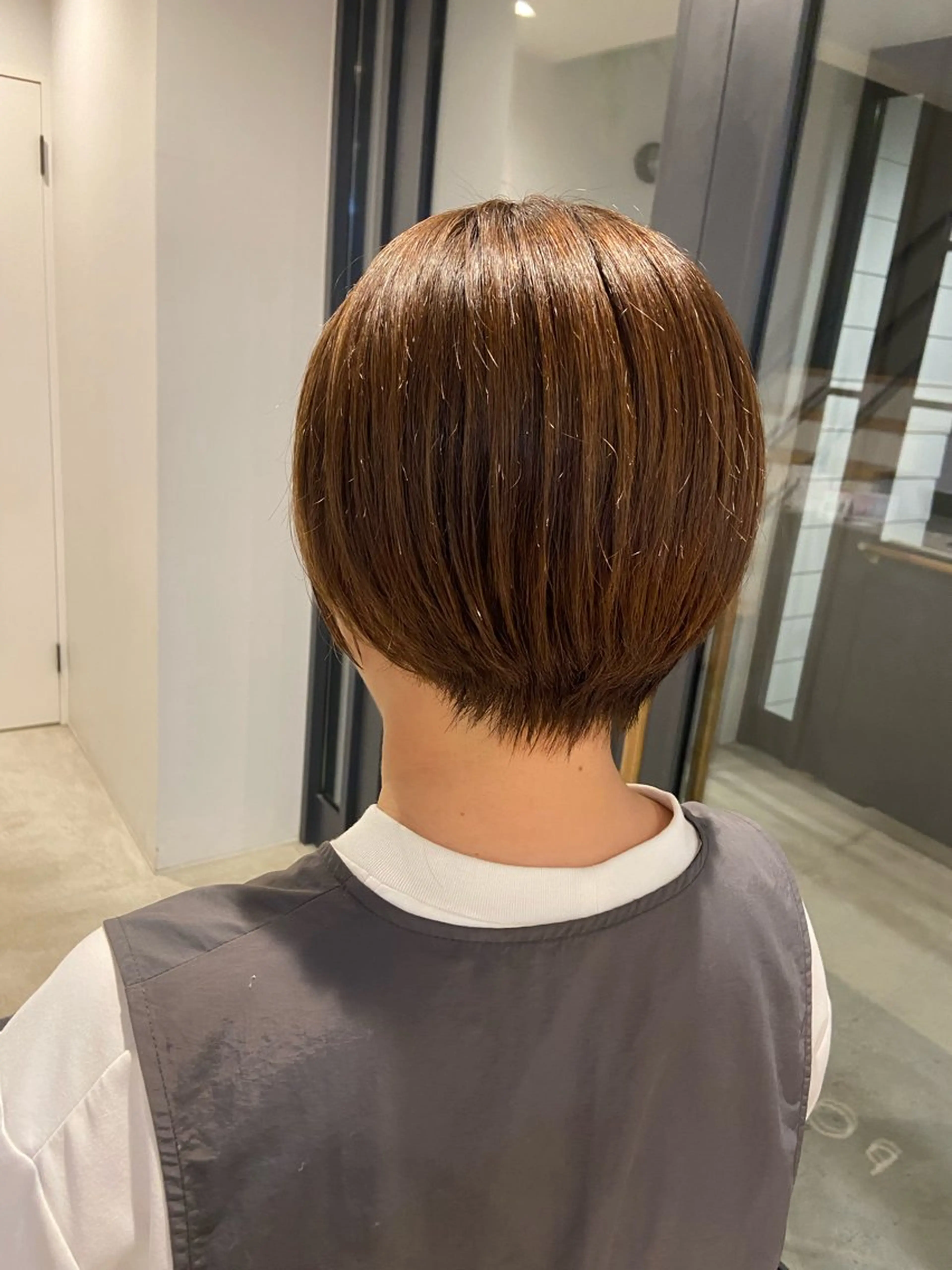 ショート ヤタガイ ミツエのヘアスタイル