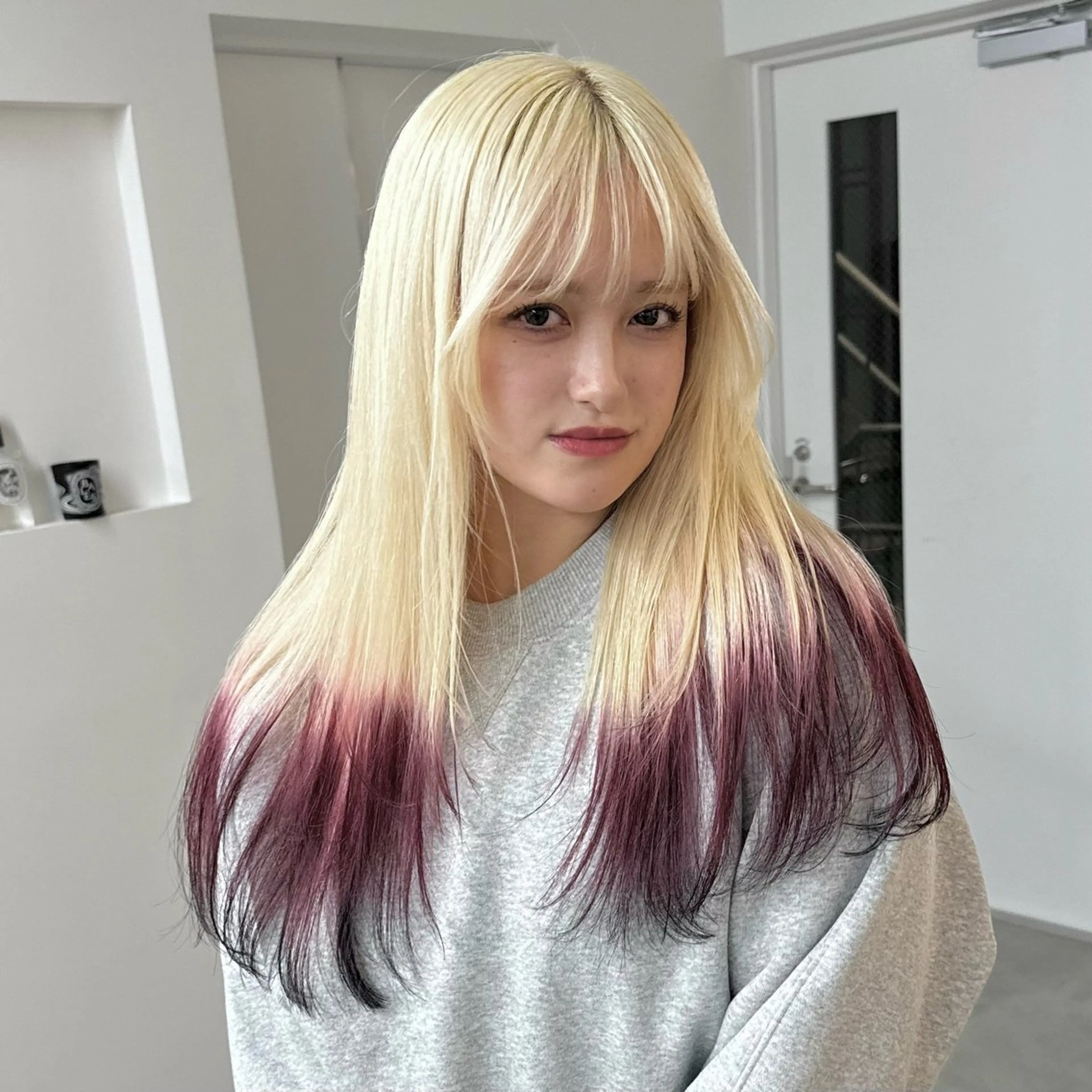 ロング カラー エクステモデル募集 💗大阪梅田/川上のヘアスタイル