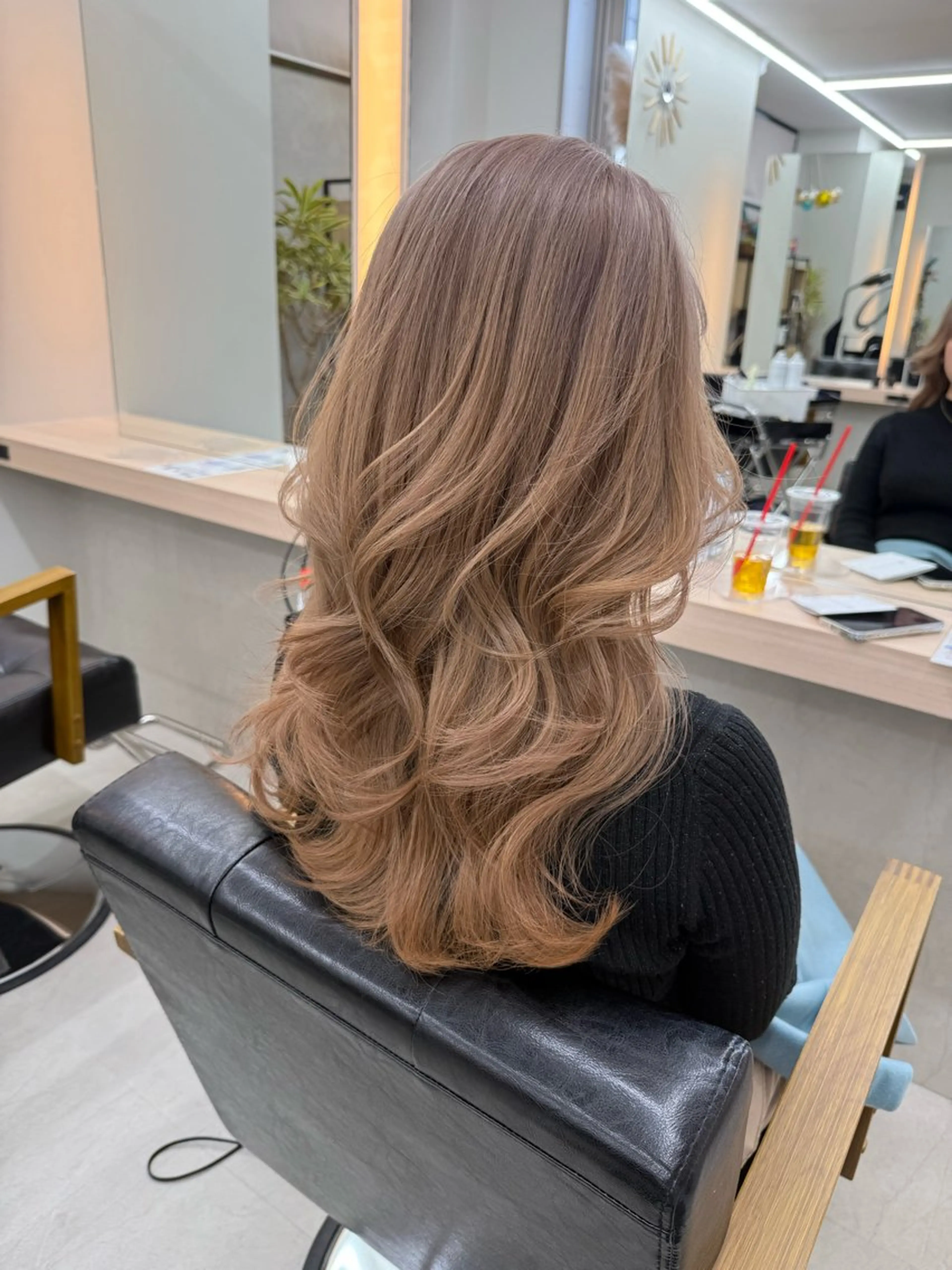 ロング カラー カット ヘアカラー トリートメント 𝐑𝐲𝐮𝐤𝐢 【店長】ALEAPのヘアスタイル