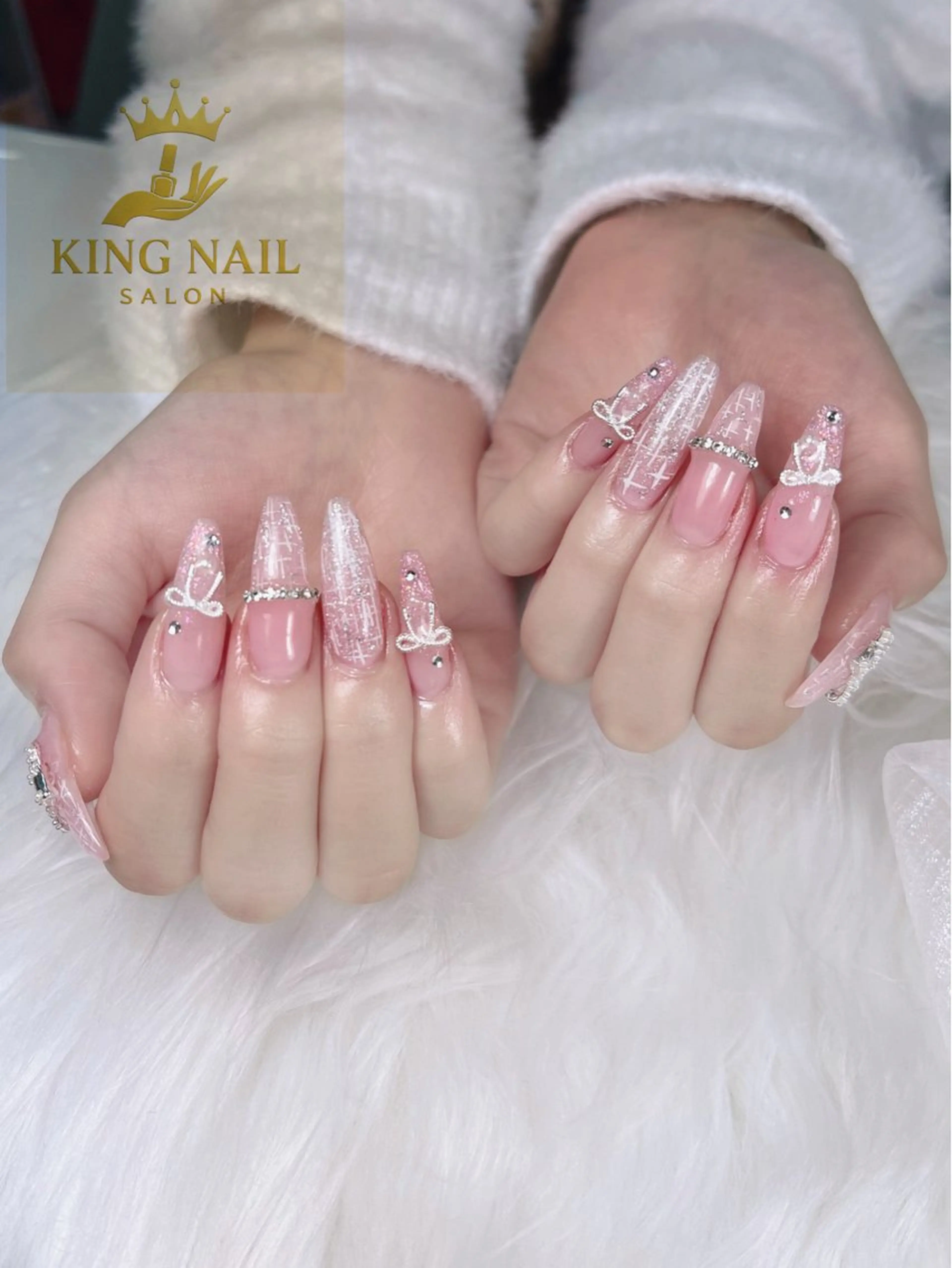ネイル ジェルネイル ガーリー 韓国ネイル ニュアンスネイル シンプルネイル ハンドネイル King Nail_Salonのネイルデザイン