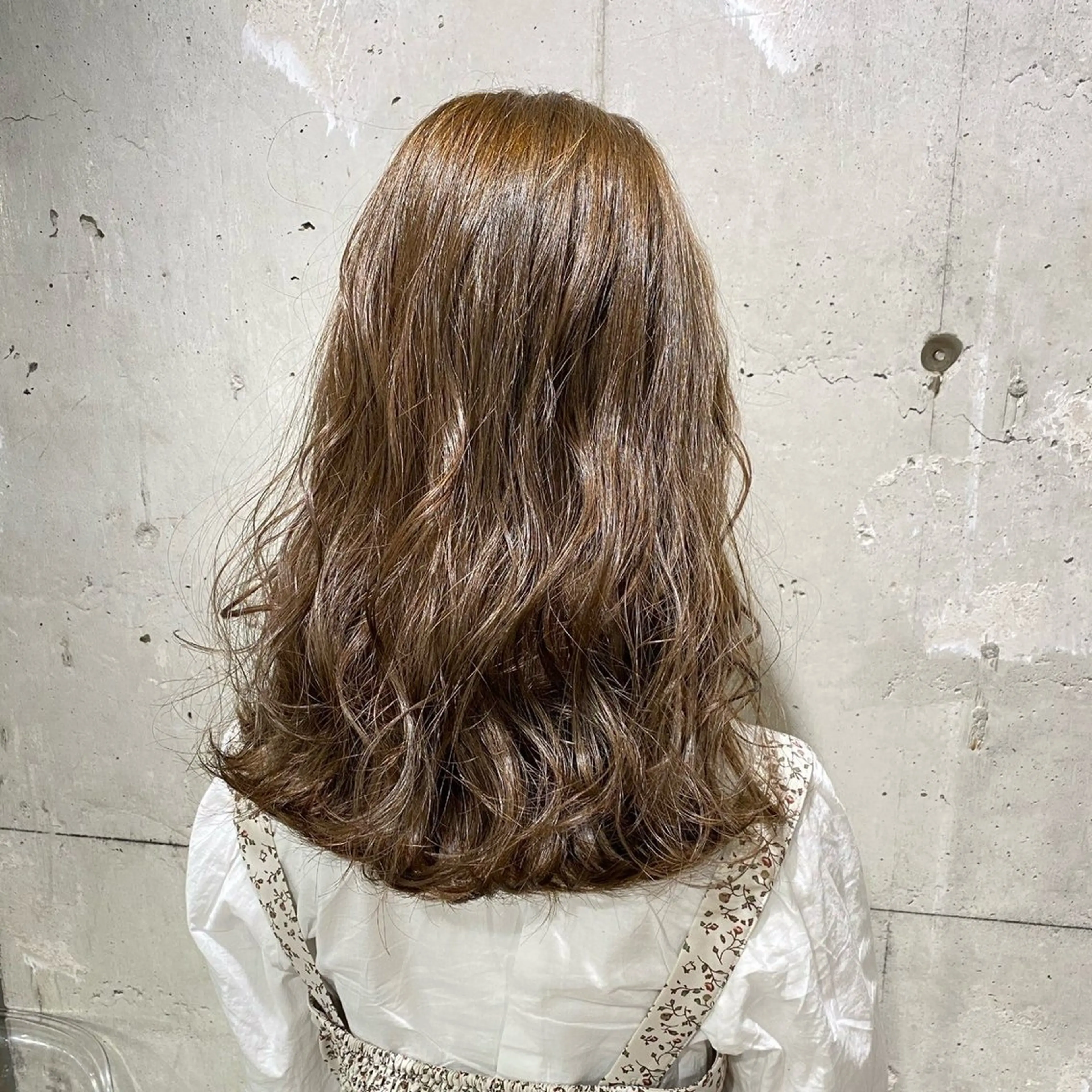 ロング カラー 🟦ニュアンス/メン ズパーマ横浜🟦のヘアスタイル