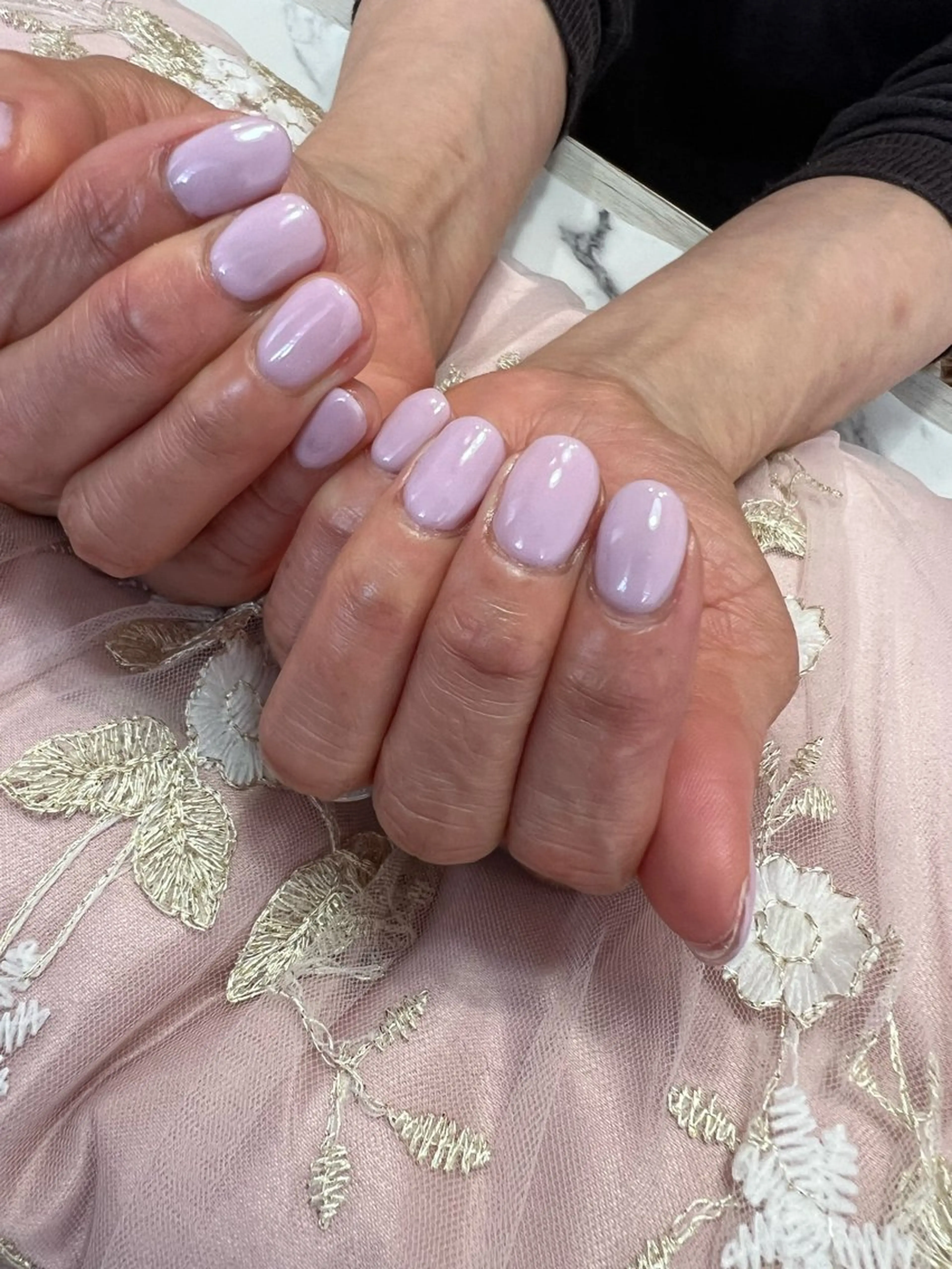 ネイル パープル Luminous ⭐︎のネイルデザイン