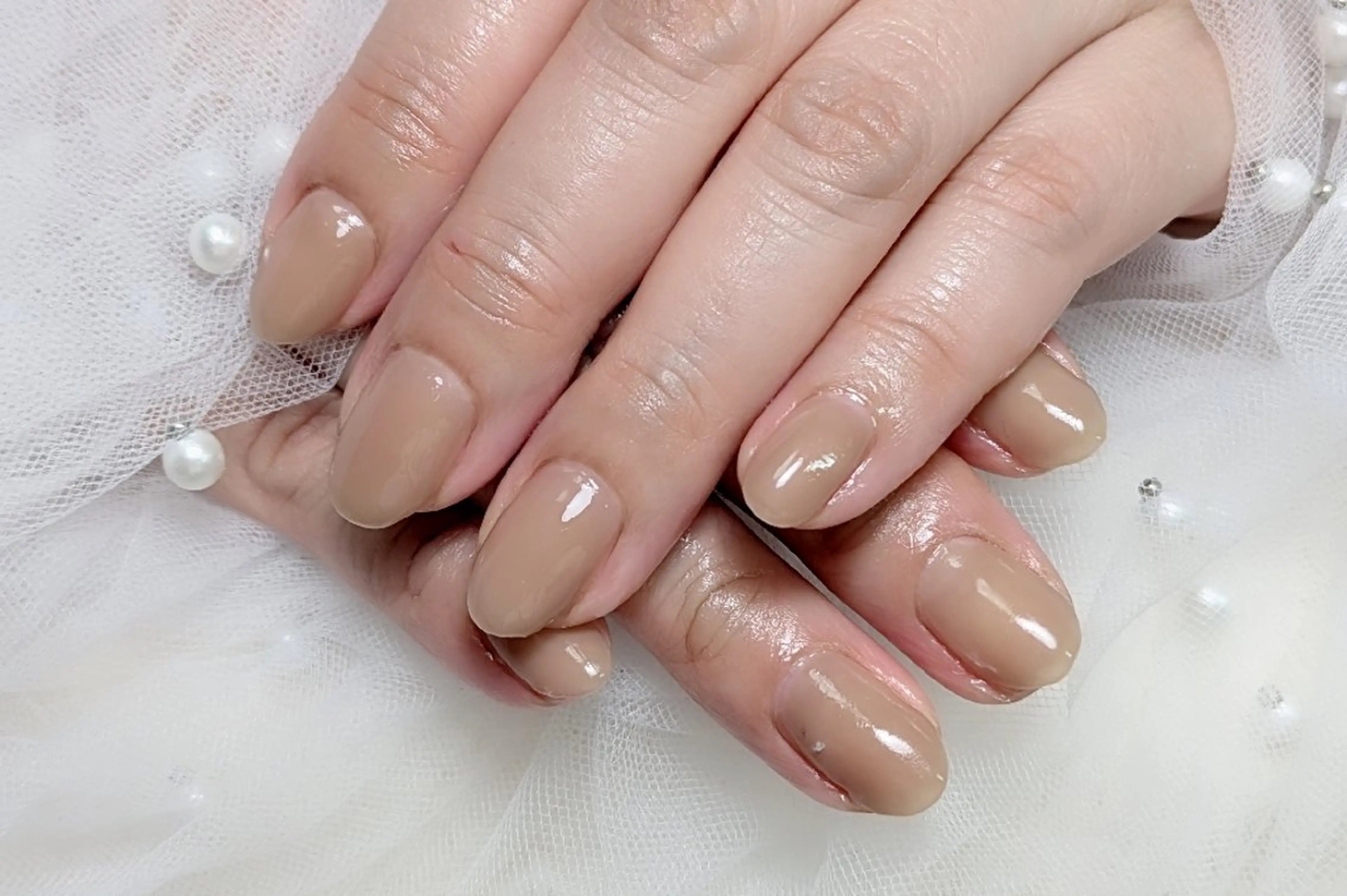 ネイル ワンカラーネイル ハンドネイル m&pPrivate nailsalonのネイルデザイン