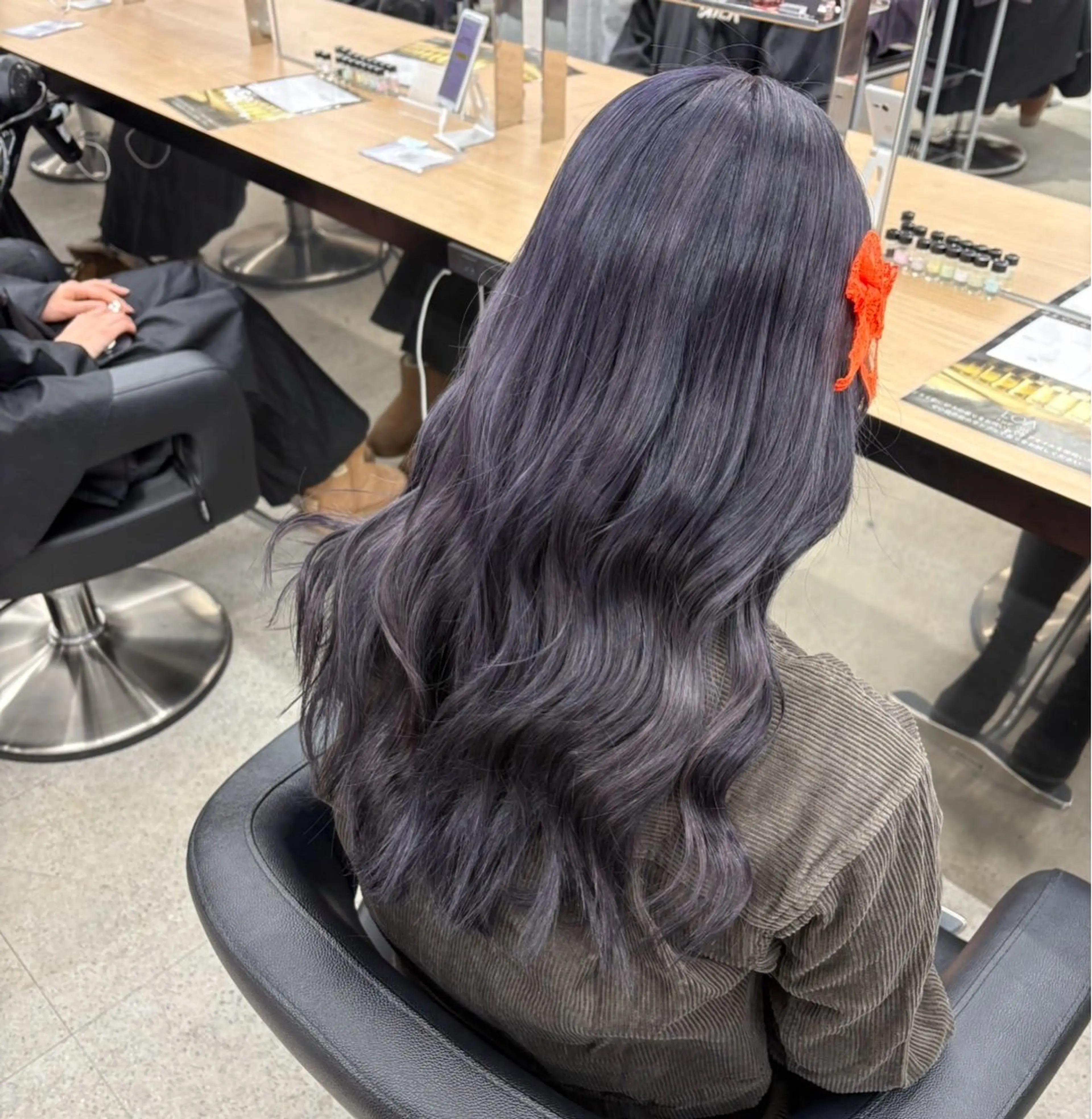 ロング ヘアカラー miku/ラベンダー 透明感カラー🪻❤︎のヘアスタイル