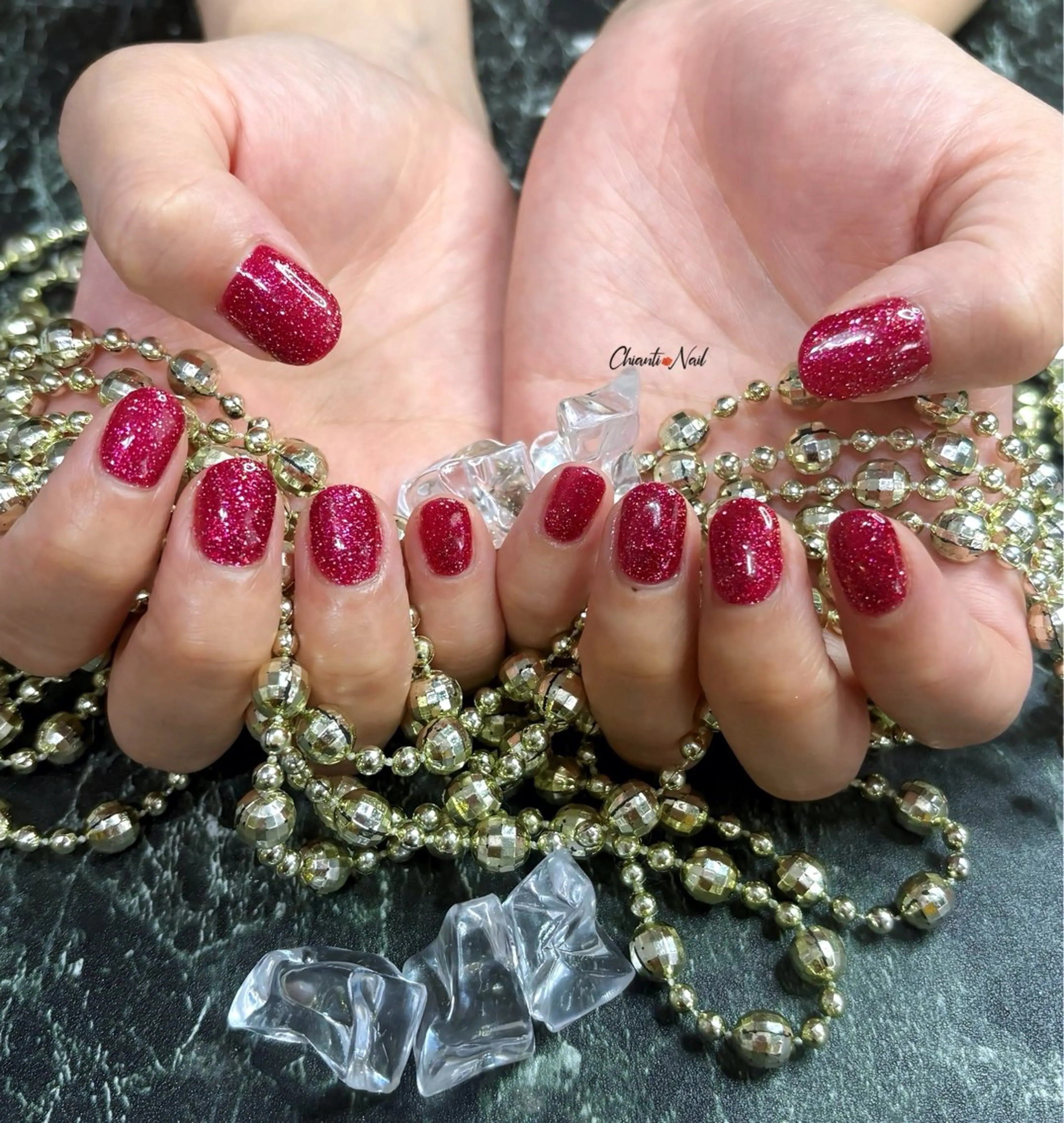 ネイル フラッシュネイル ジェルネイル ワンカラーネイル ハンドネイル フットネイル Chianti Nailのネイルデザイン