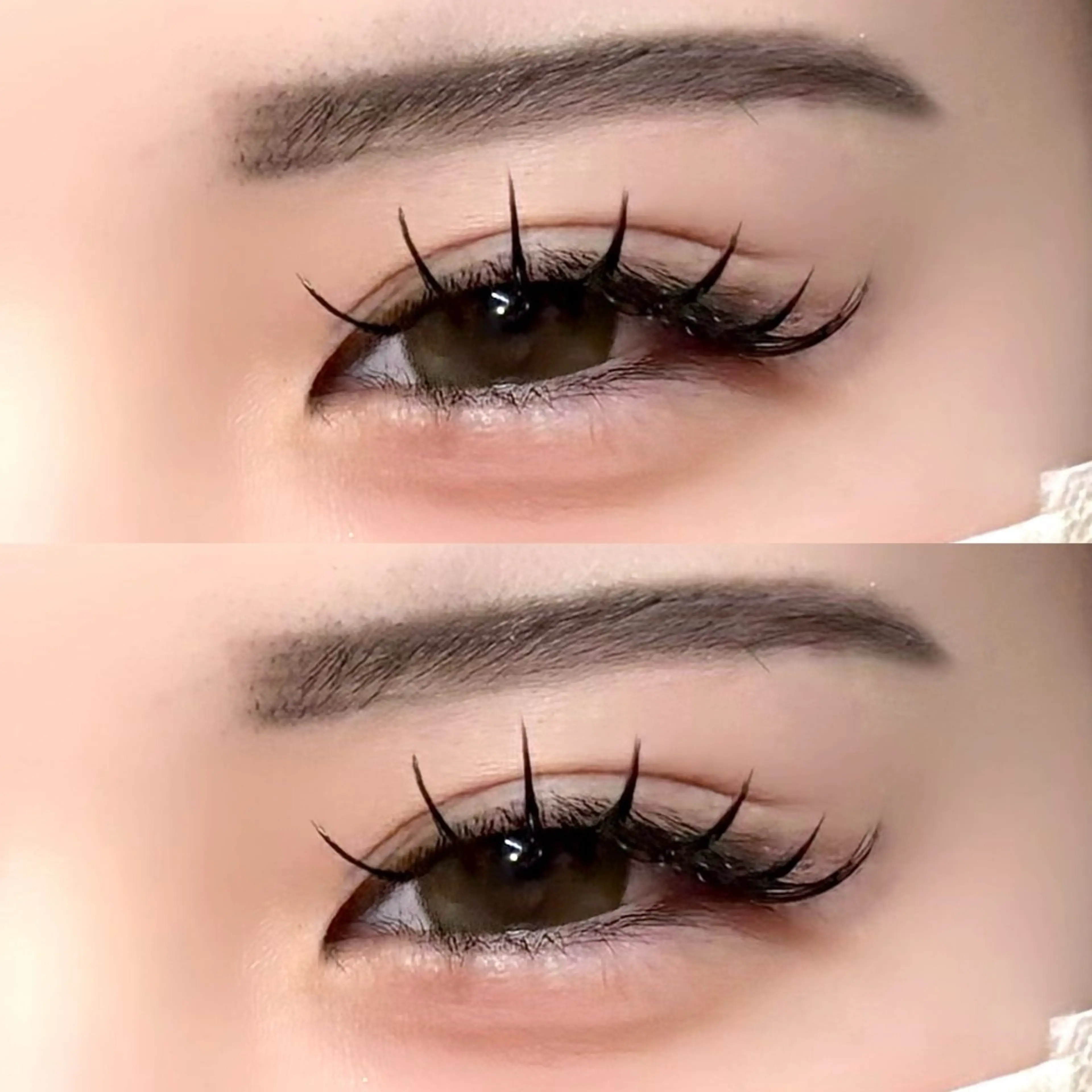 フラットラッシュシングルエクステ120本/付け足し◎×眉毛WAXセットメニュー🤍の写真