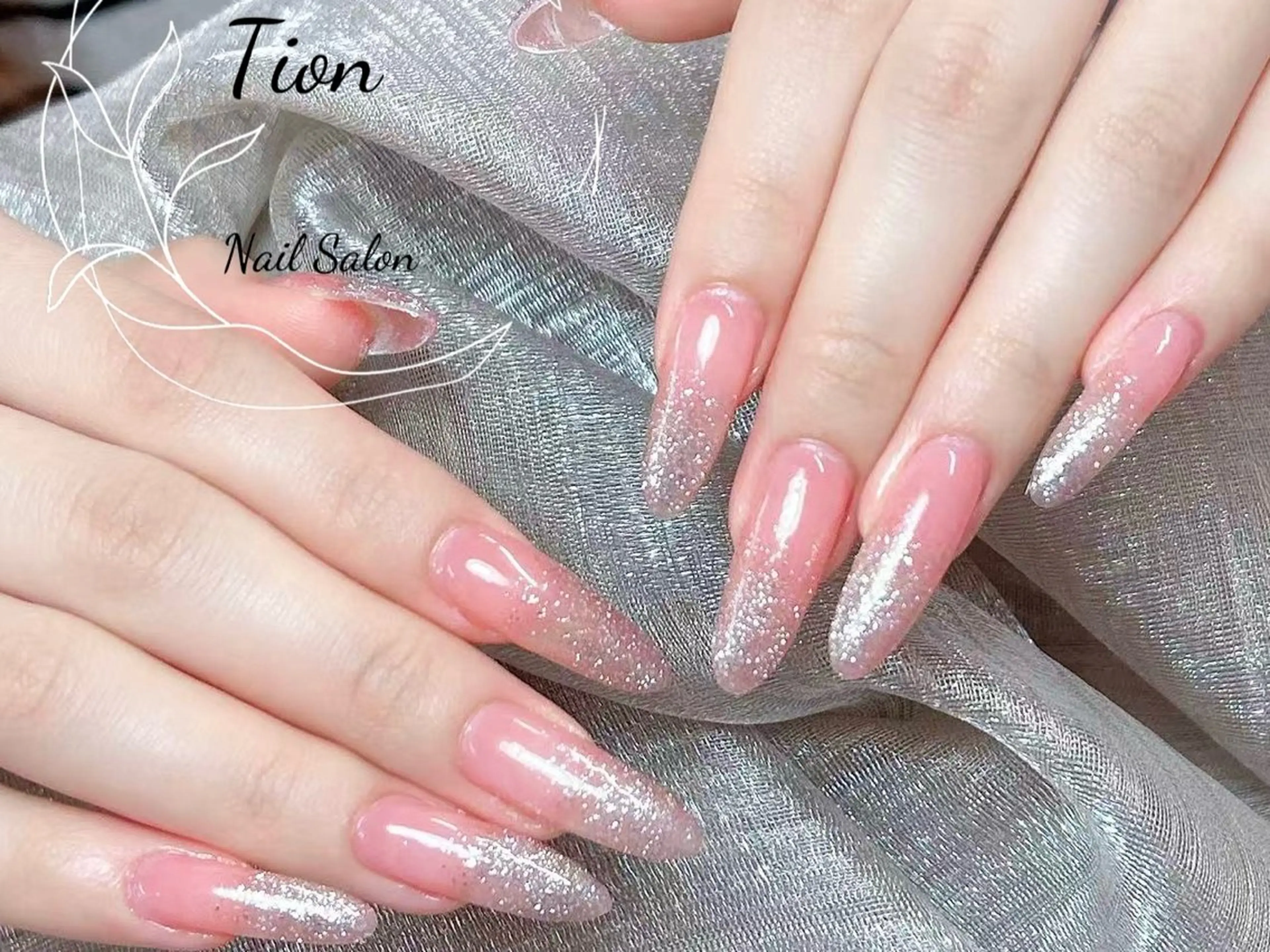 ネイル チークネイル 長さ出し フットネイル フレンチネイル ジェルネイル Nailsalon Tion武蔵小杉店のネイルデザイン