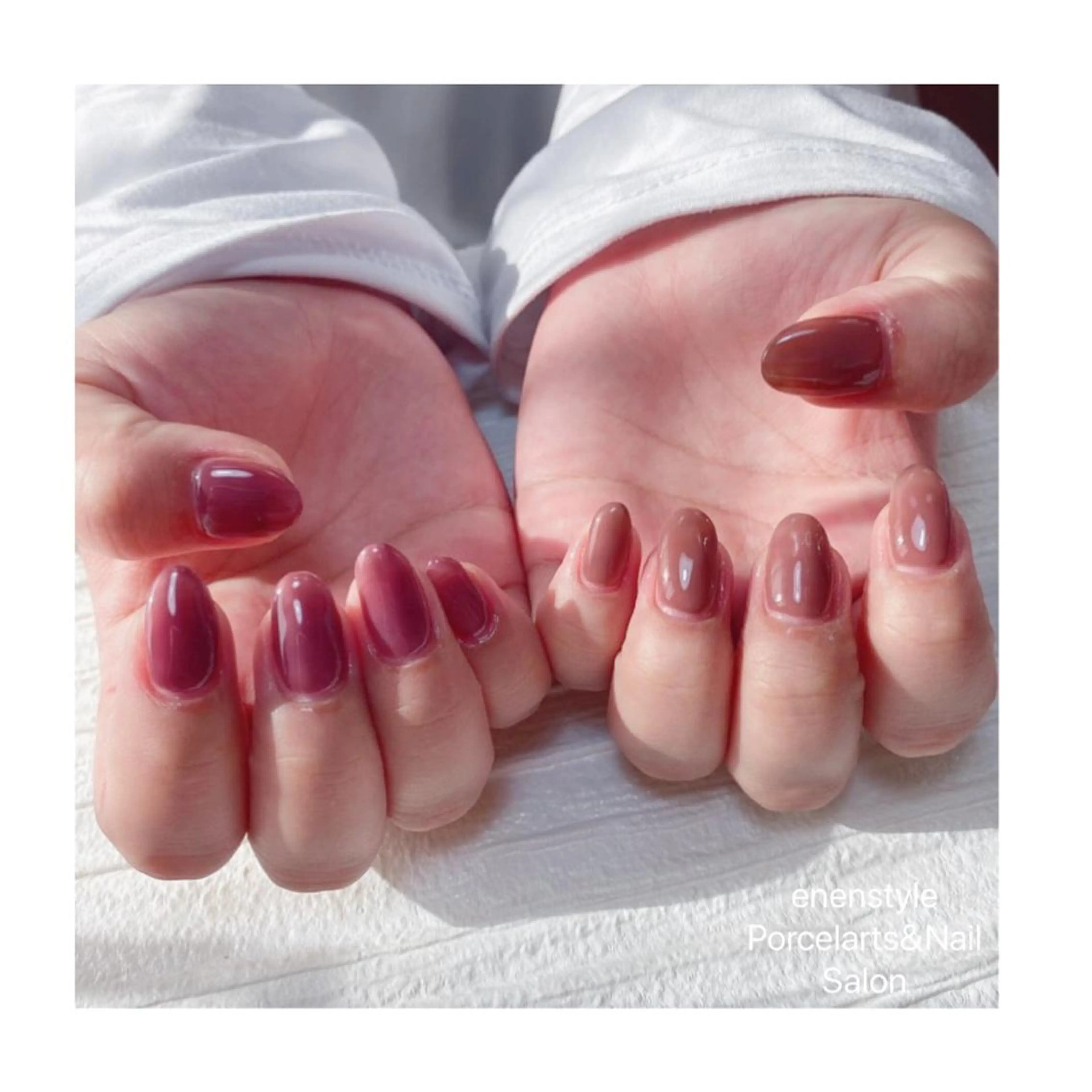 ミディアム ネイル 👑enen style👑のネイルデザイン