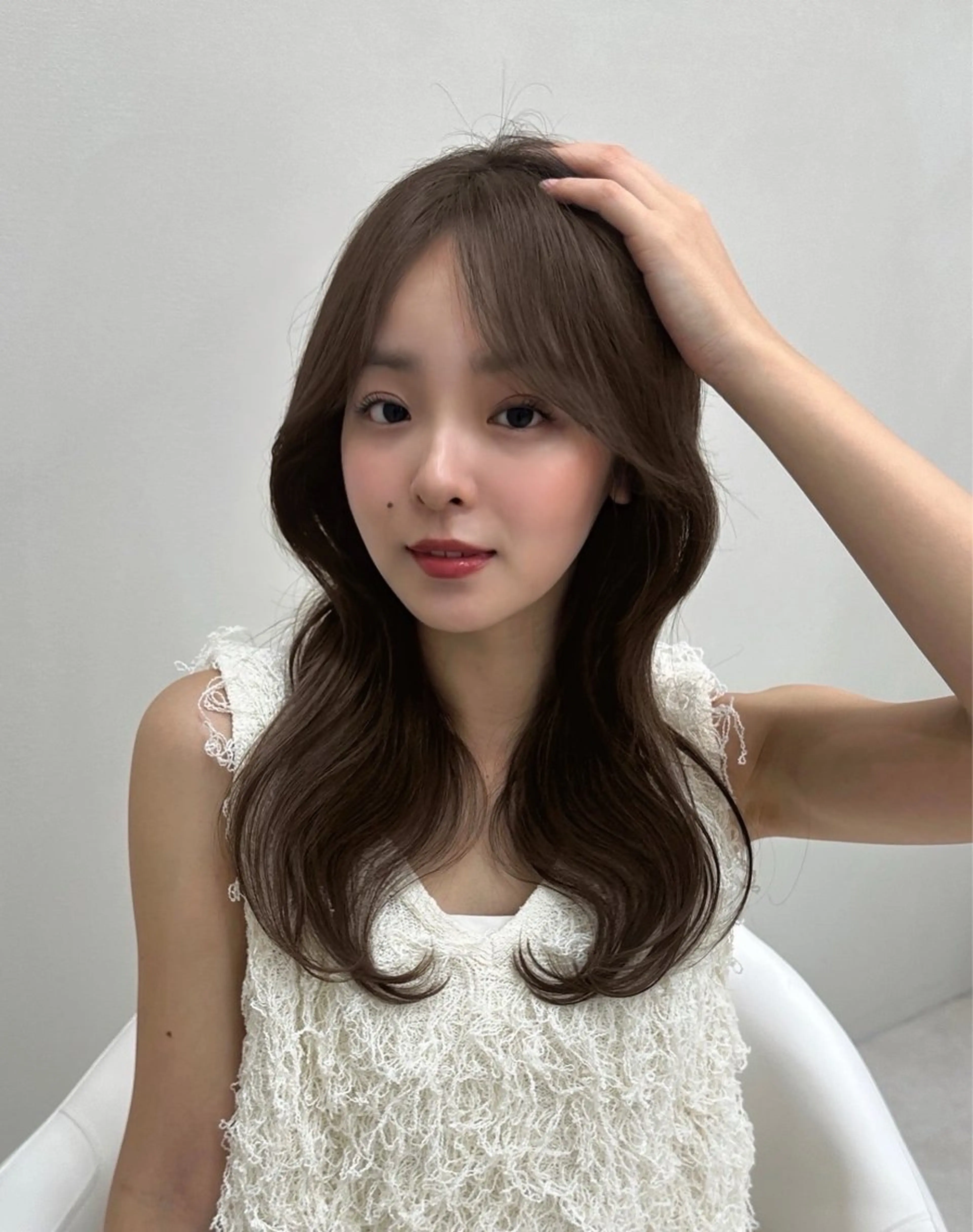 ミディアム Aura所属・丸山 心 / 艶カラーのヘアスタイル