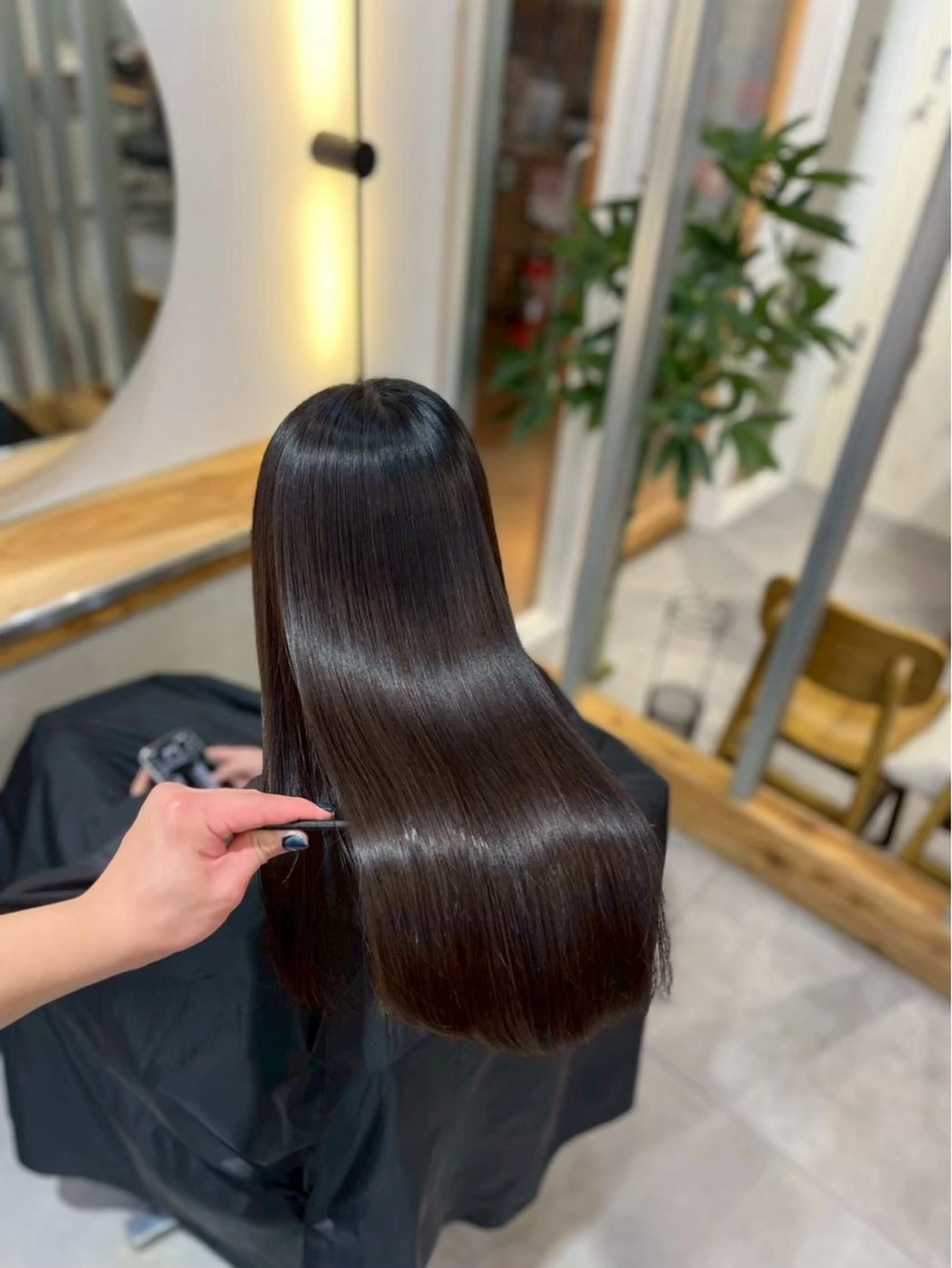 セミロング 縮毛矯正 リキ/髪質改善 /縮毛矯正🫧のヘアスタイル