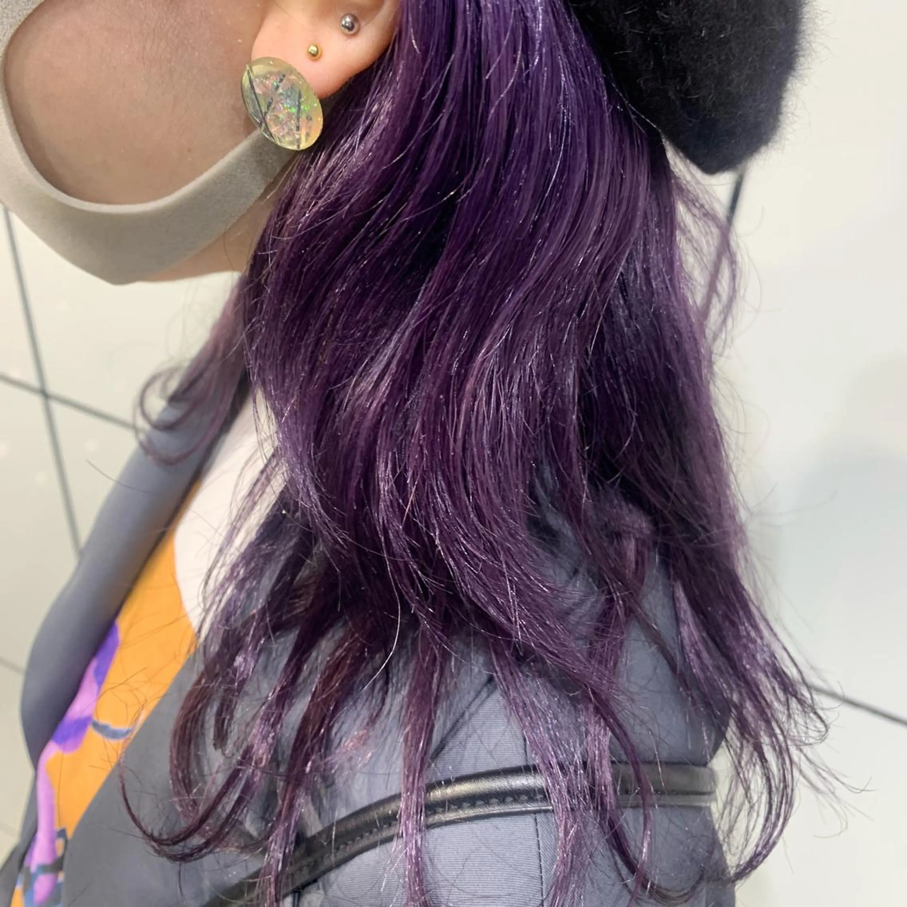 セミロング カラー ヘアカラー トリートメント 韓国ヘア🦋 MIYUのヘアスタイル