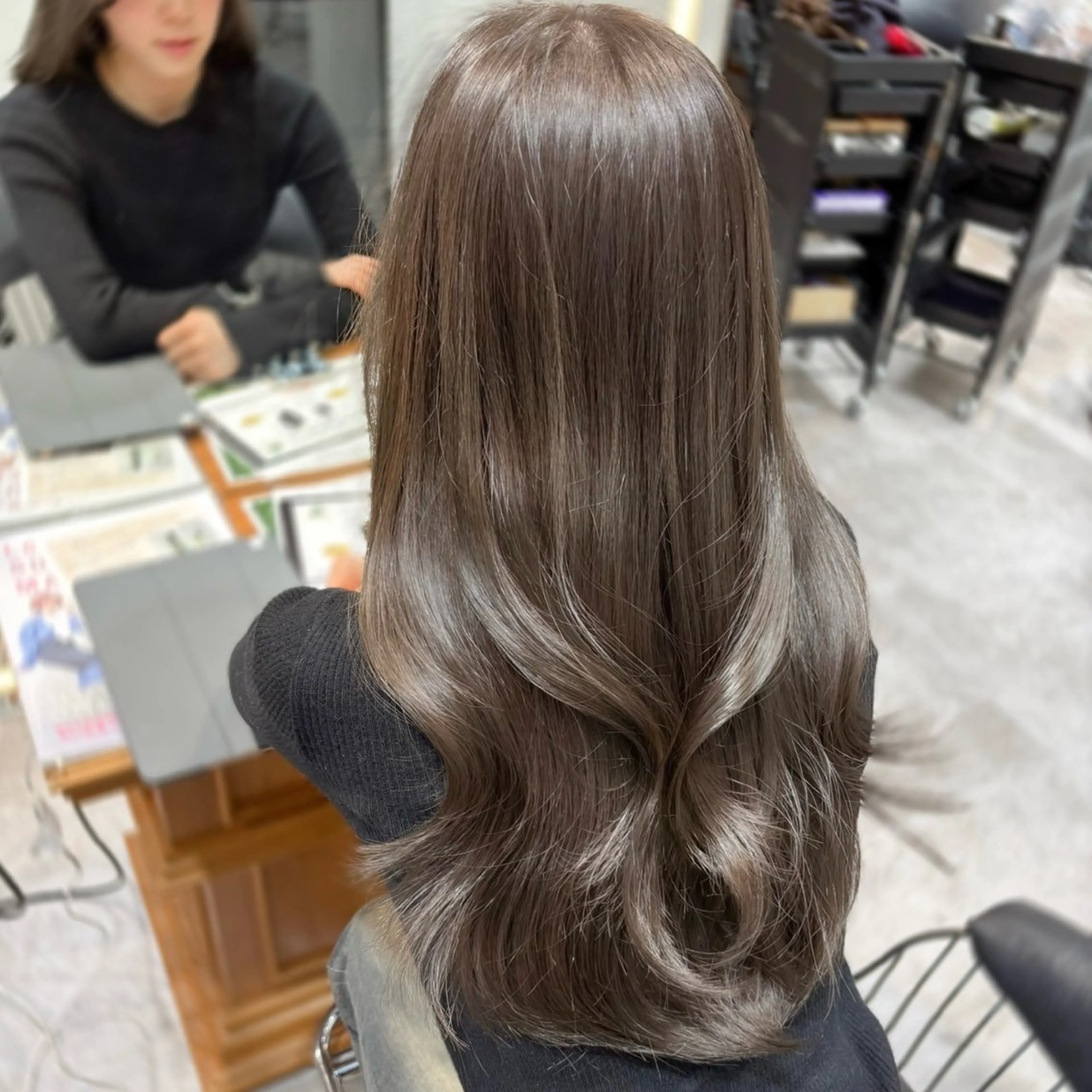 ロング カラー 似合せ/結べる レイヤー/遼祐のヘアスタイル