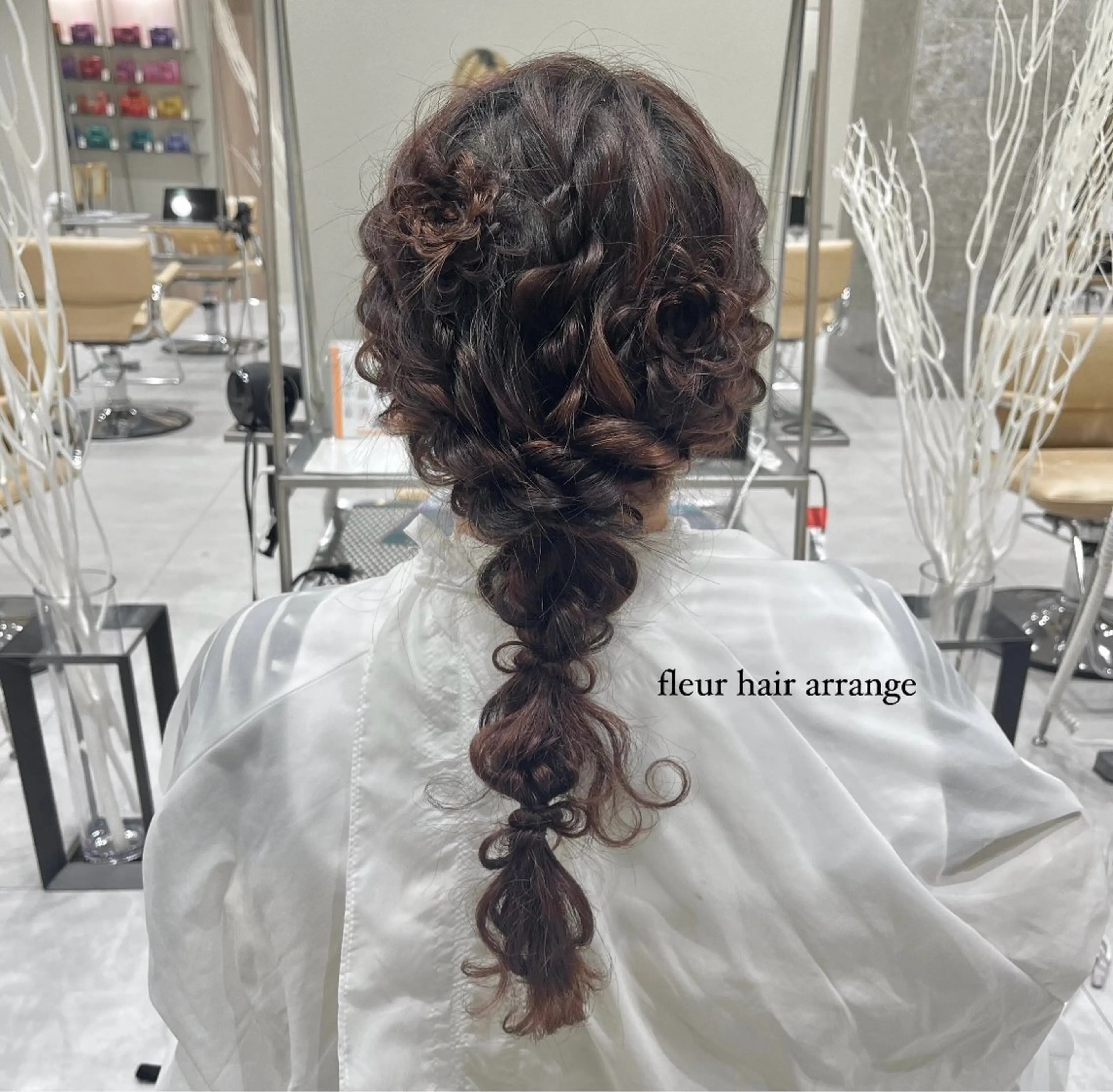 ロング ヘアセット バレイヤージュ/ヘア アレンジ/shionのヘアスタイル