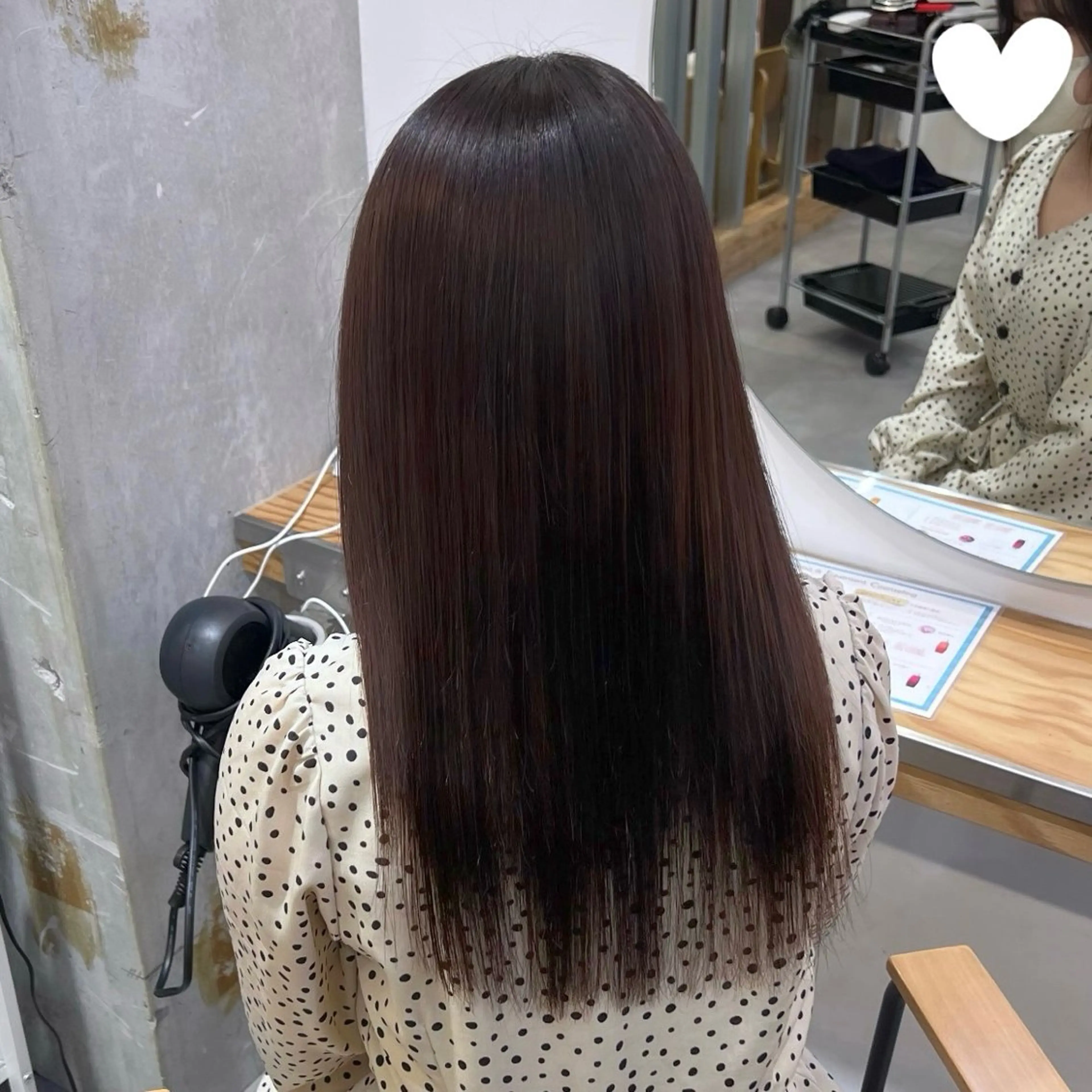 セミロング カラー パーマ ベージュカラー 黒髪 ブルーカラー ブルーブラック ブラウンカラー カット 縮毛矯正 トリートメント akira｜ 透明感ベージュ｜梅田のヘアスタイル