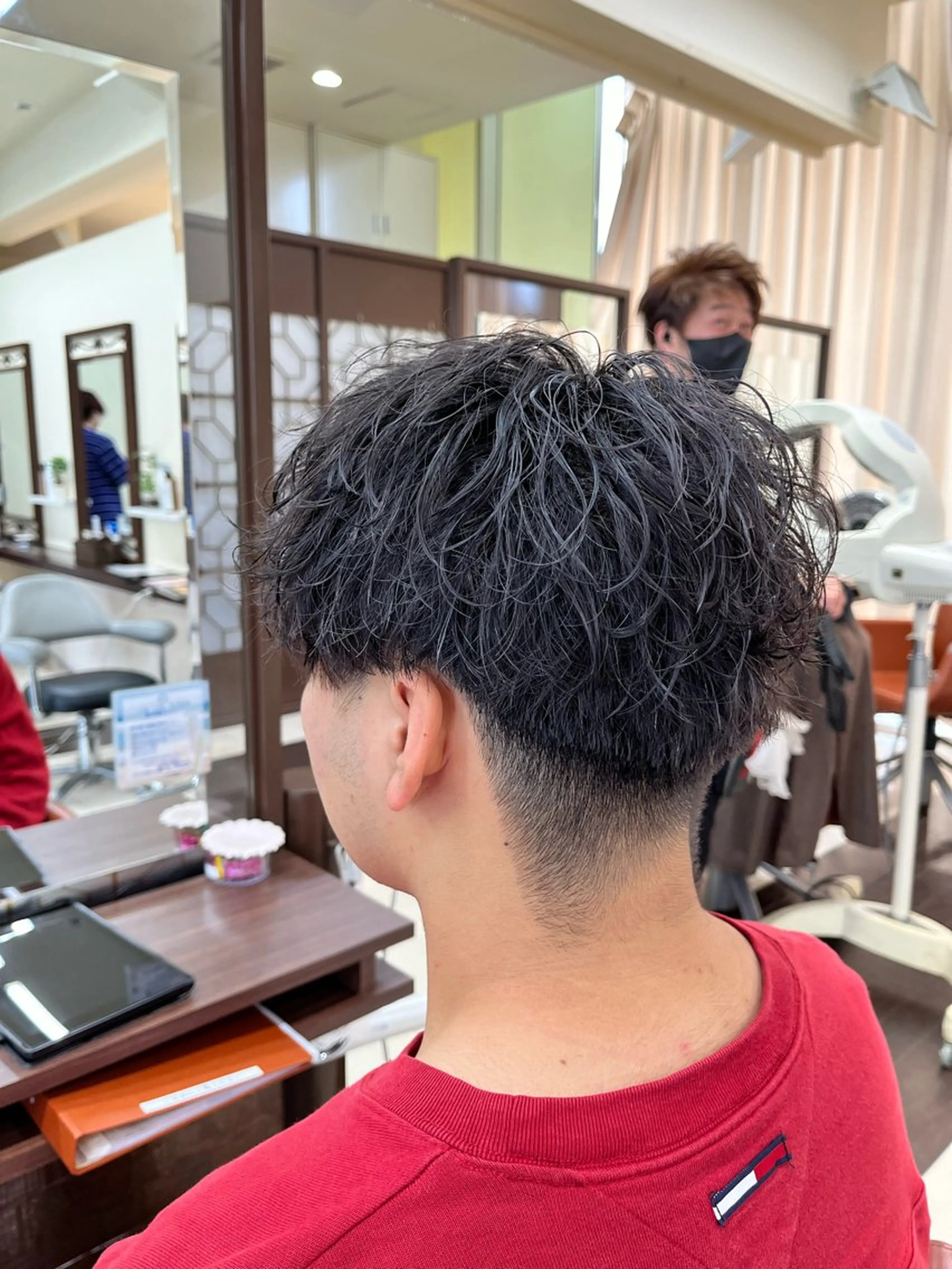 ショート パーマ メンズ マッシュ メンズパーマ 刈り上げ 🧊メンズ特化🧊 高木航希のヘアスタイル