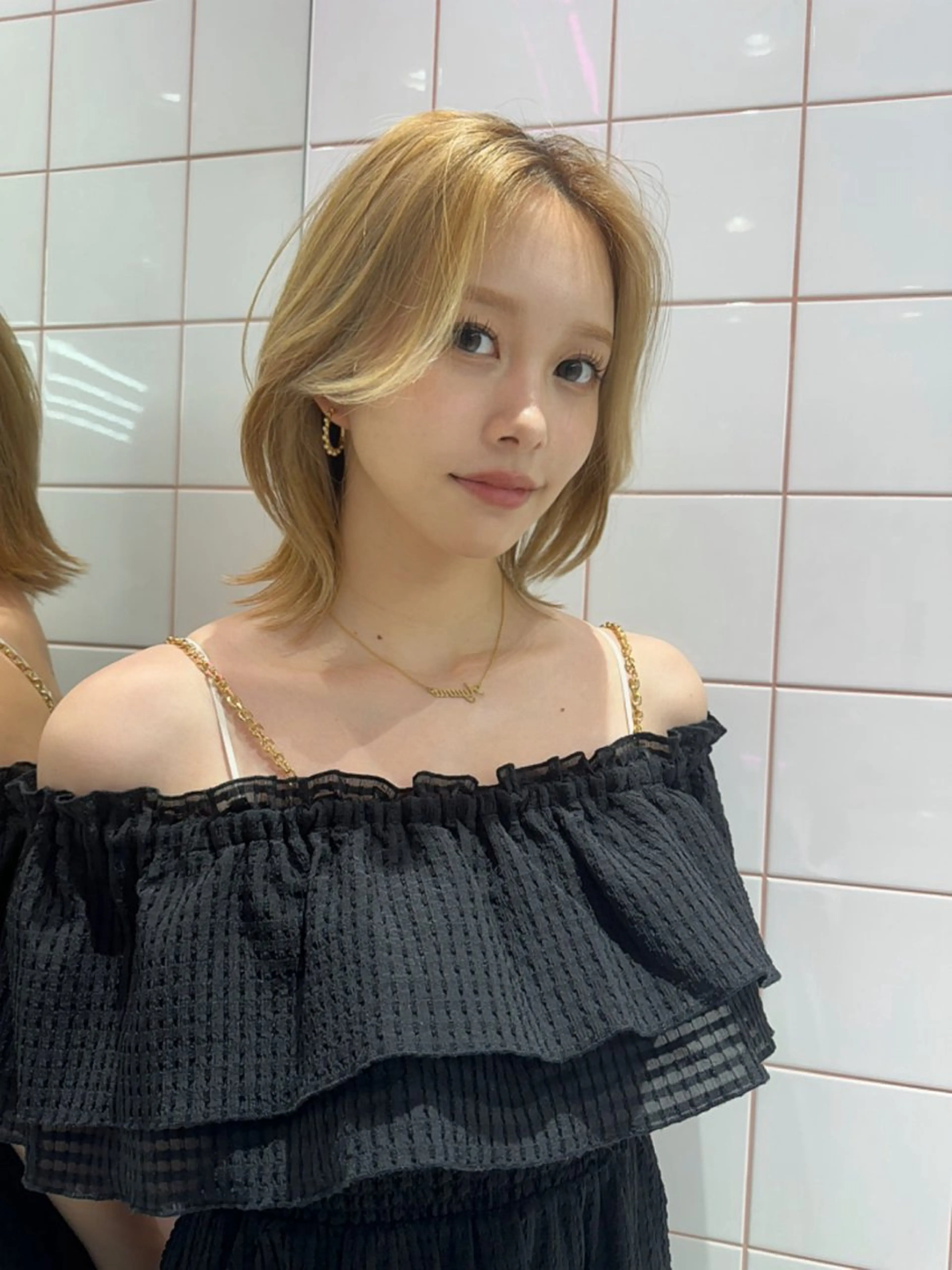 ミディアム ヘアカラー トリートメント 🍀小川大輔🍀 ボブ/ブリーチ🥇のヘアスタイル