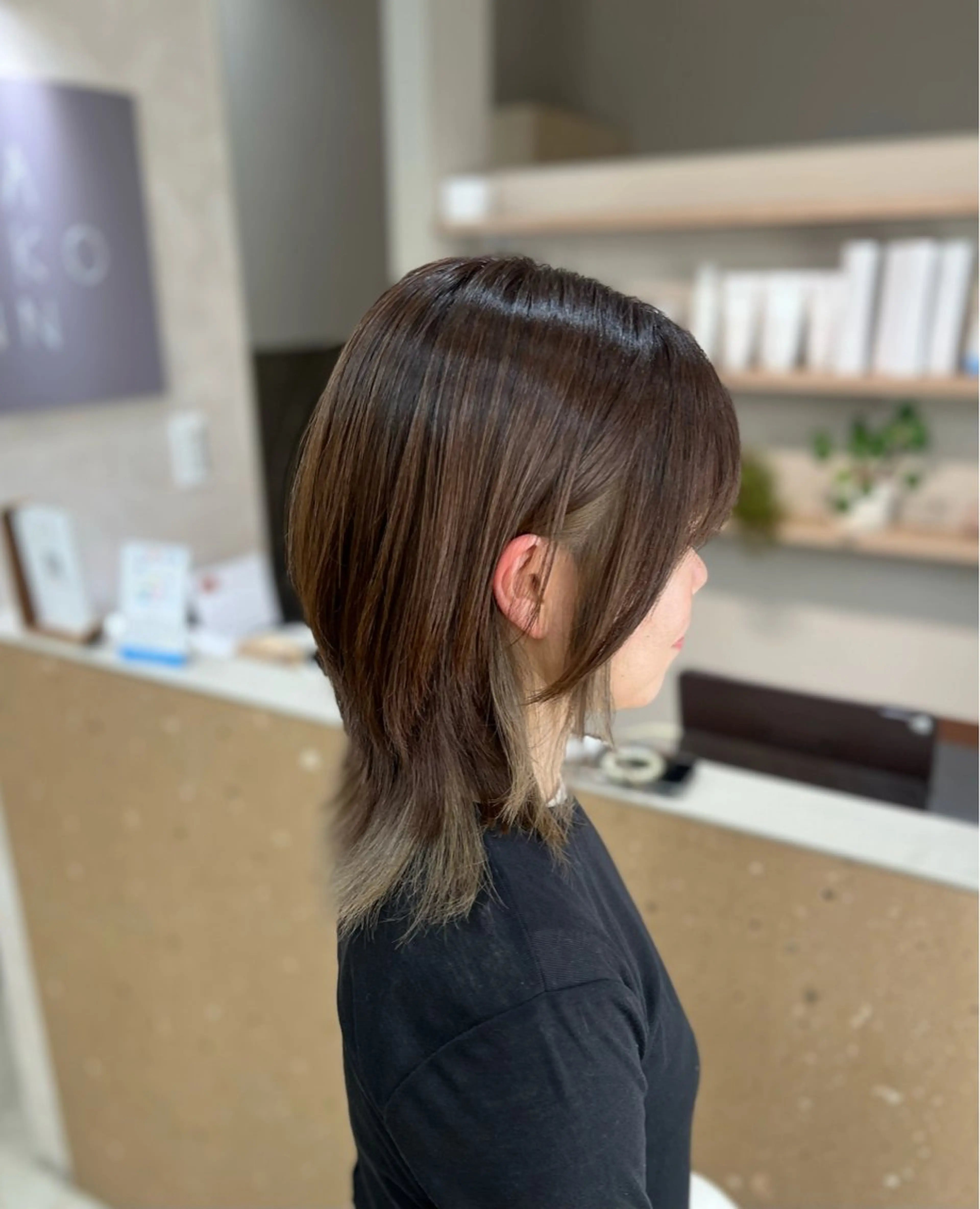 ミディアム カラー 【六本松美容師】 MOEのヘアスタイル