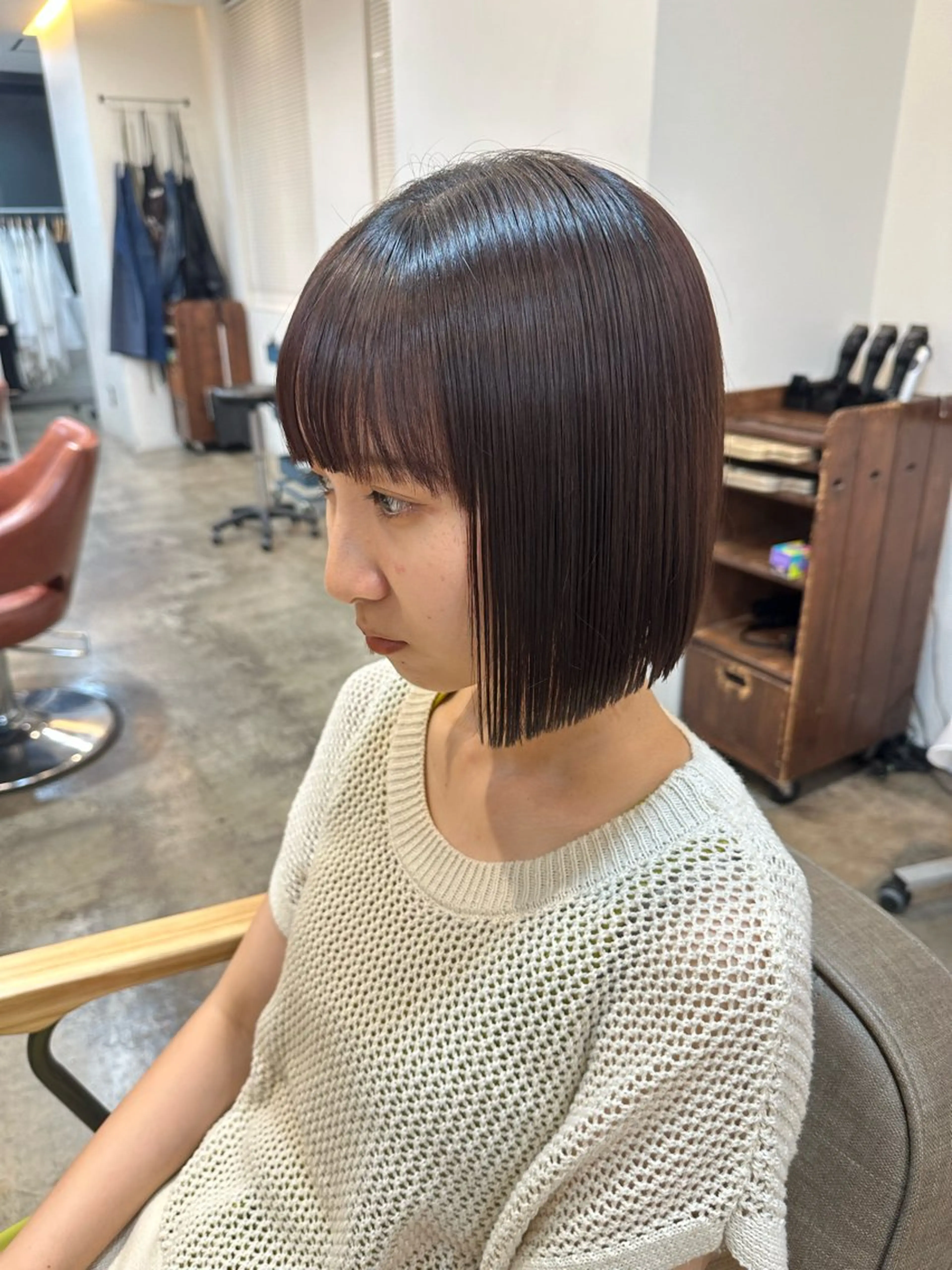 ミディアム ボブ ボブ特化美容師 /荒井悠葵のヘアスタイル