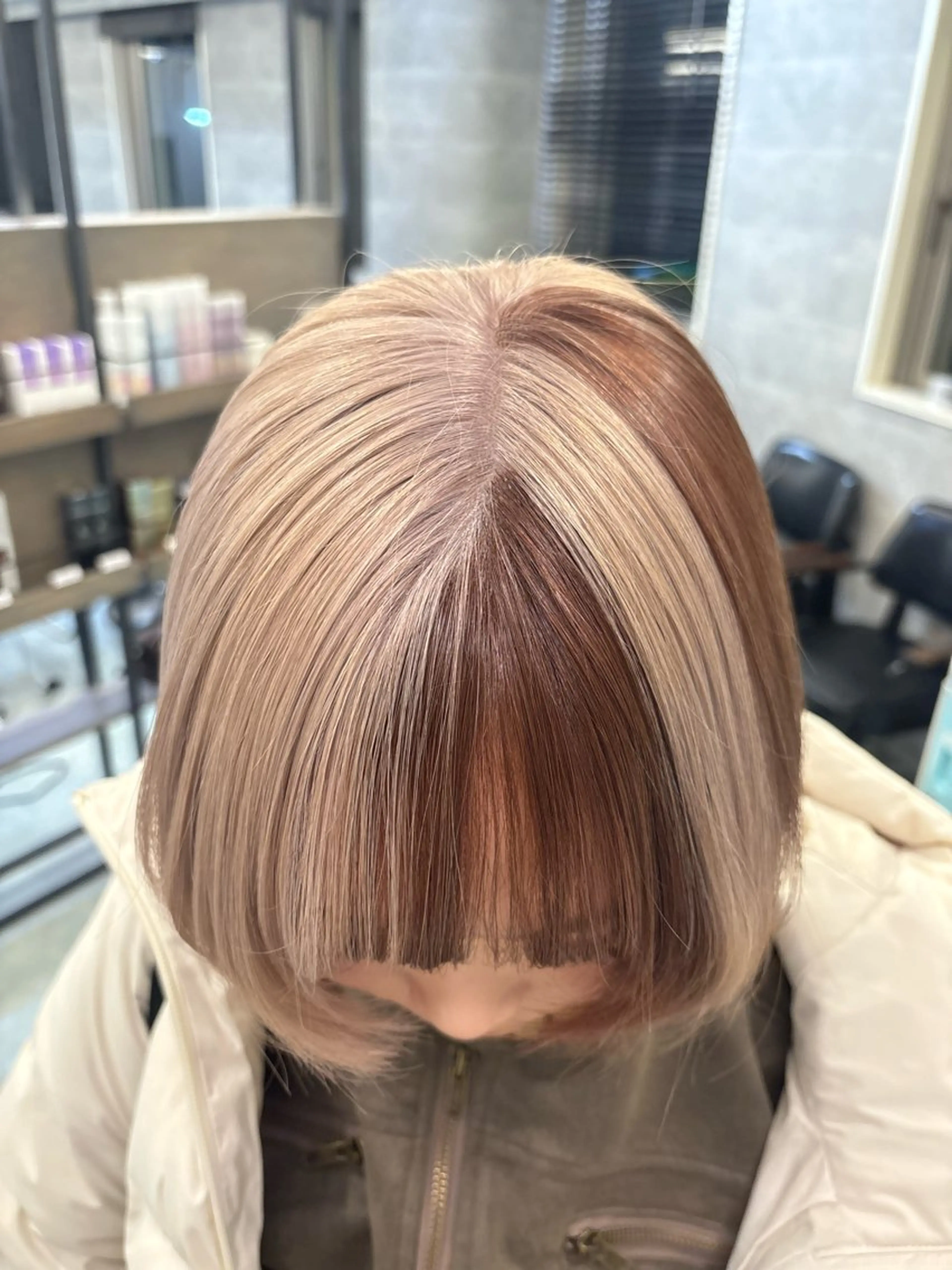 ショート ヘアカラー ケアブリーチ🌟 ♢WATARU♢のヘアスタイル