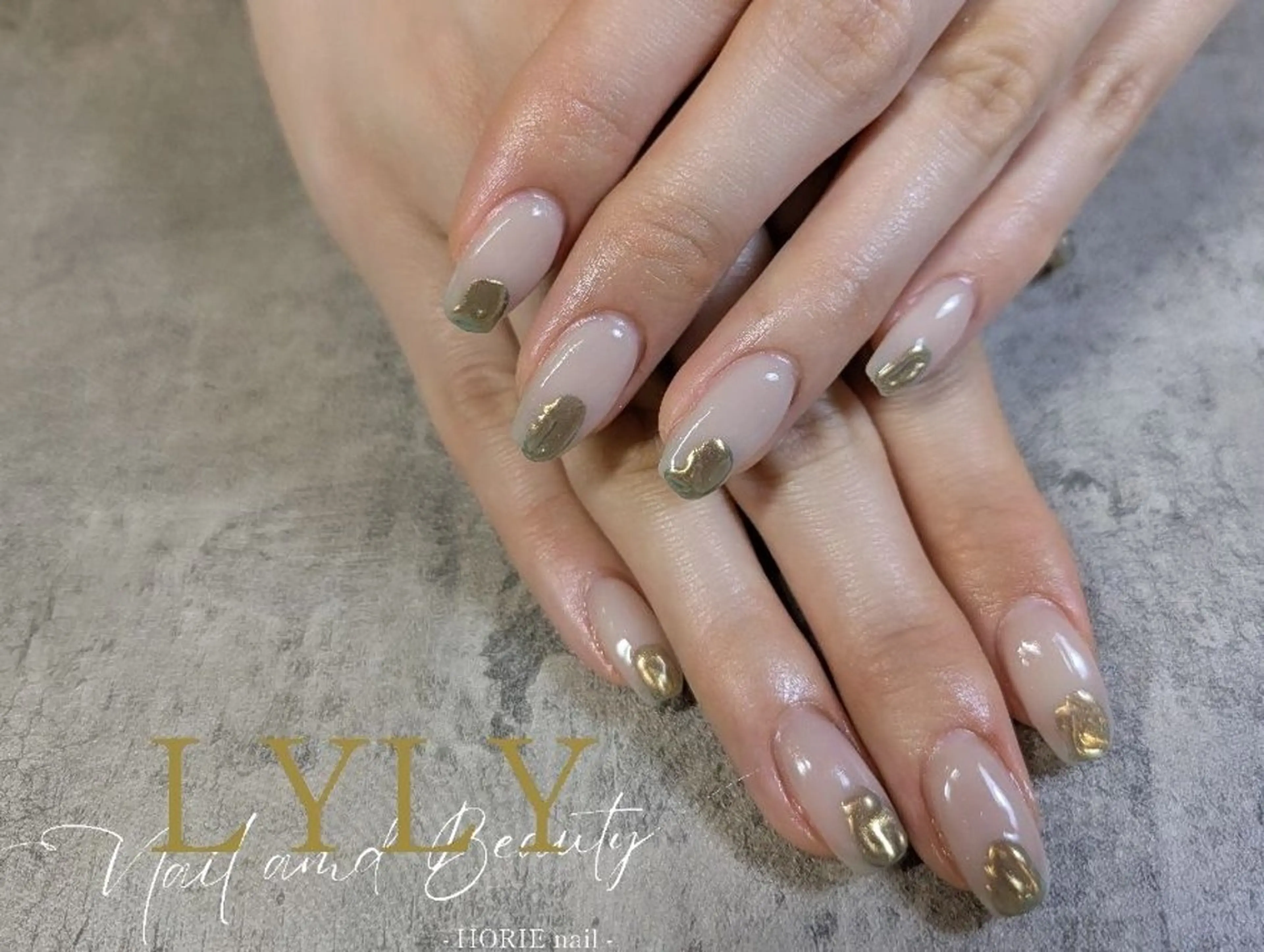 ネイル ニュアンスネイル ぷっくりネイル LYLY ✾ai✾のネイルデザイン