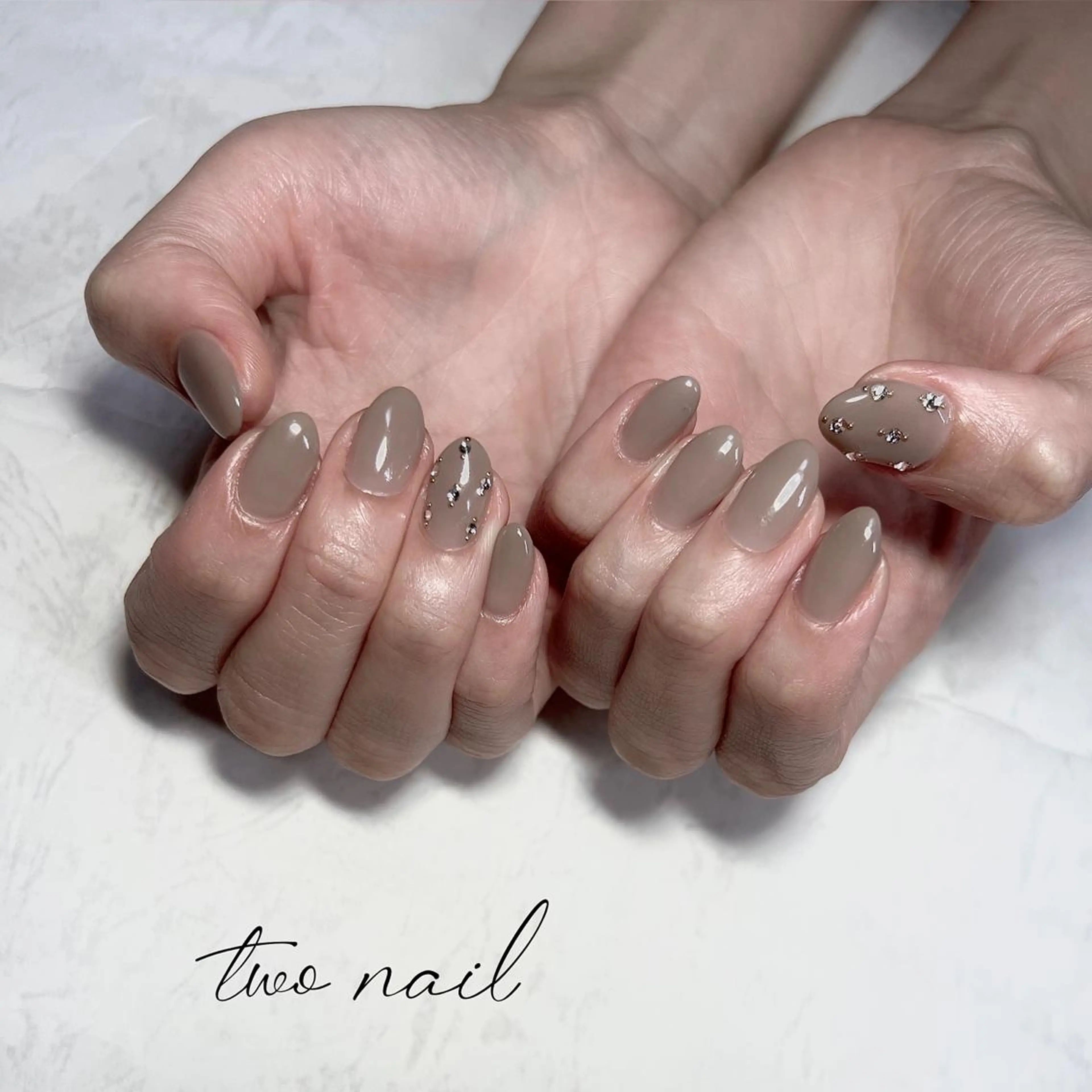 ネイル アートネイル フットネイル ハート ニュアンスネイル ホワイト ハンドネイル two nailのネイルデザイン