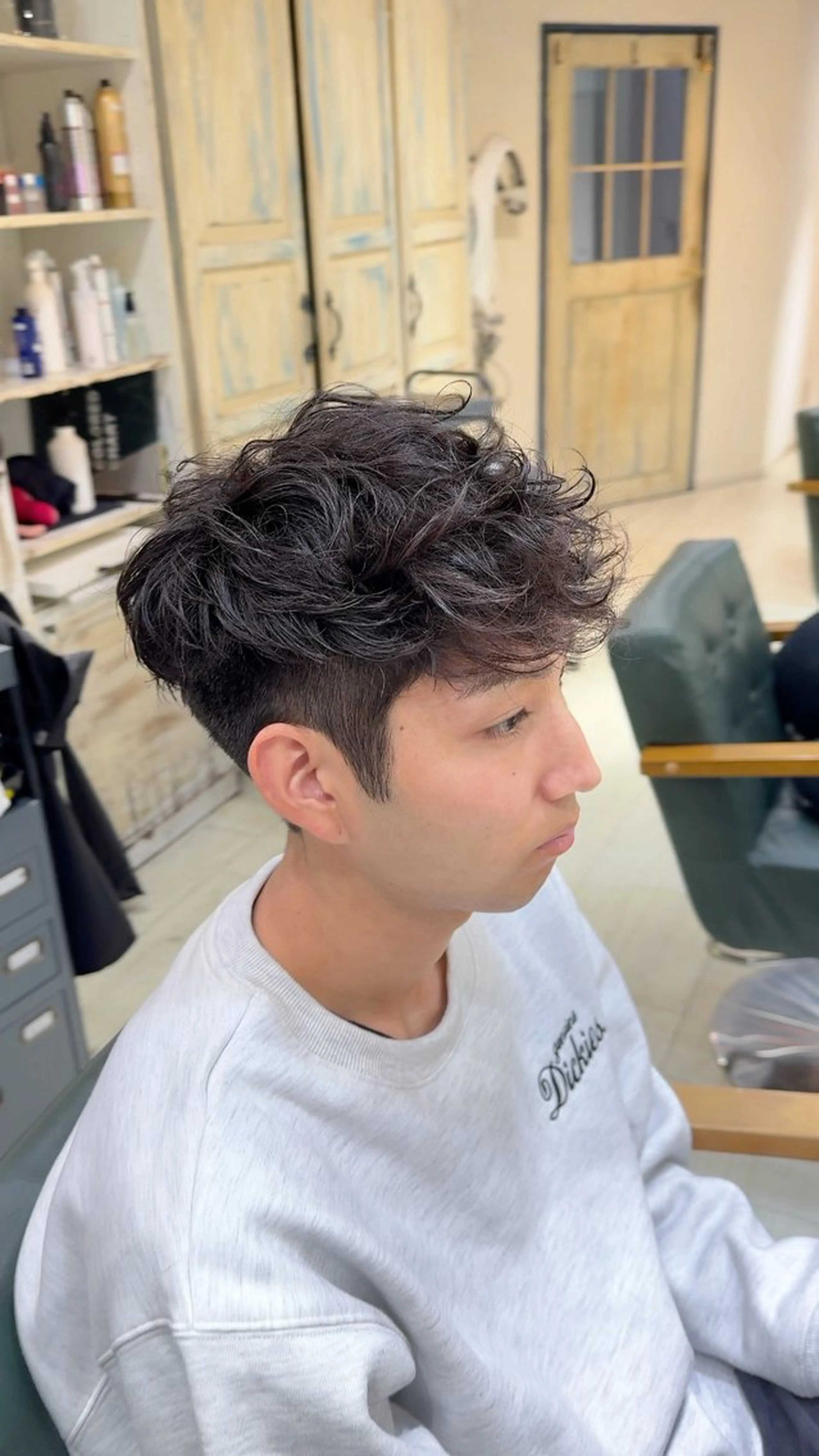 パーマ メンズ カット パーマ hair rescue kapra所属・メンズカット Hikaruのヘアスタイル