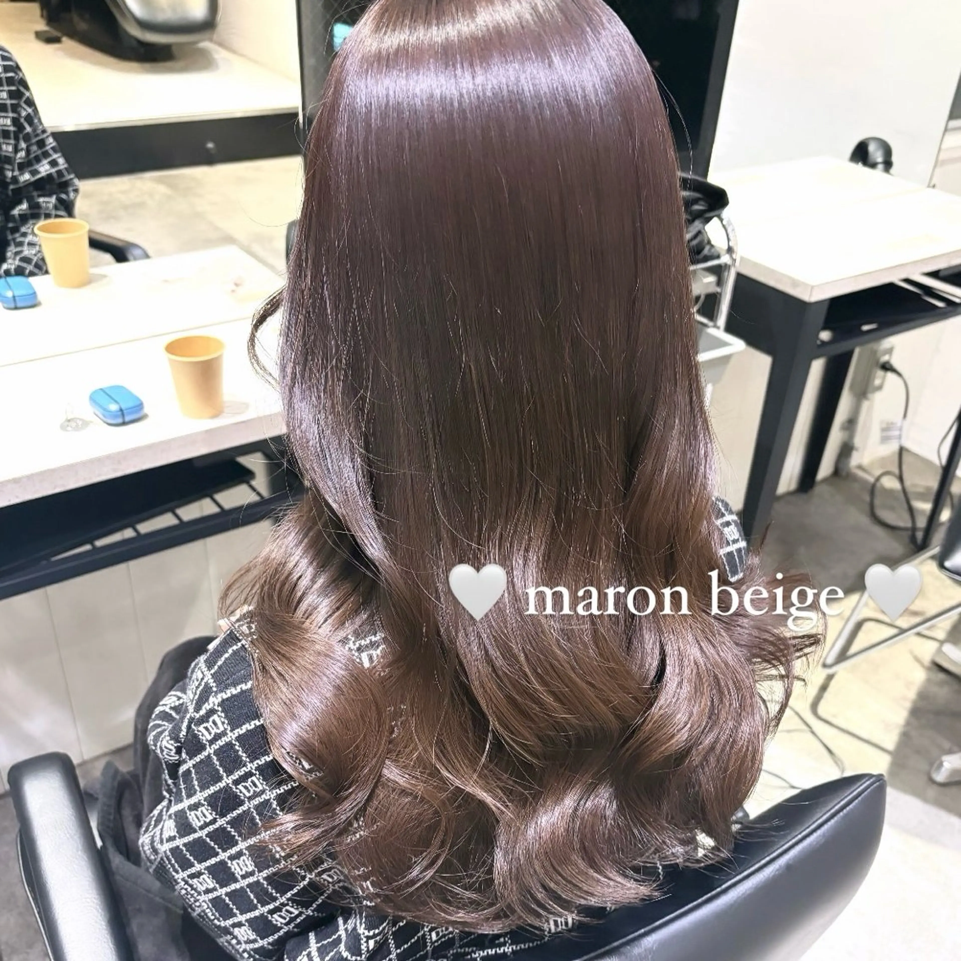 ロング カラー 韓国風レイヤーカット 🍒サンジキ アカリのヘアスタイル