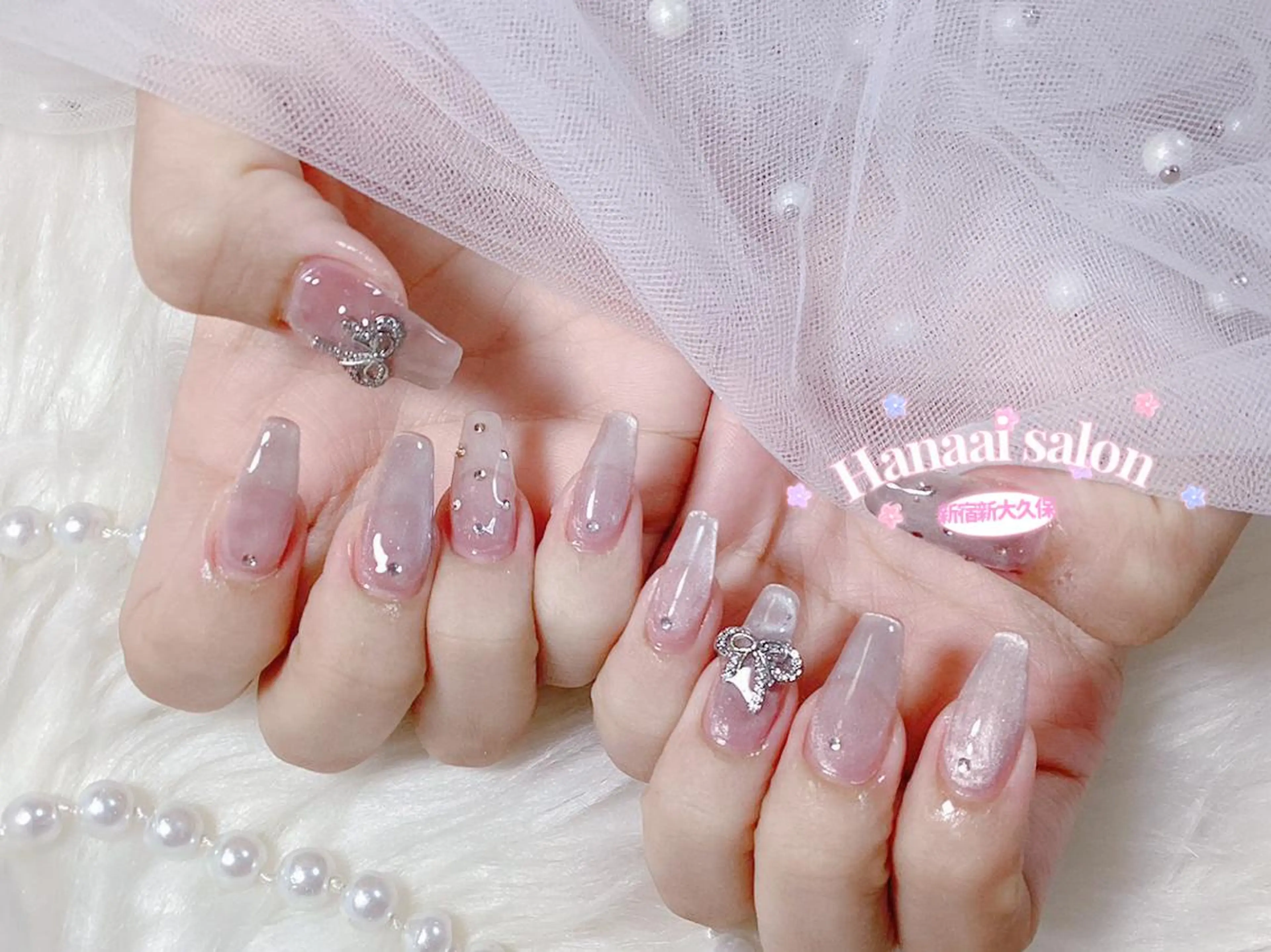 ミディアム 長谷川 妃菜のネイルデザイン