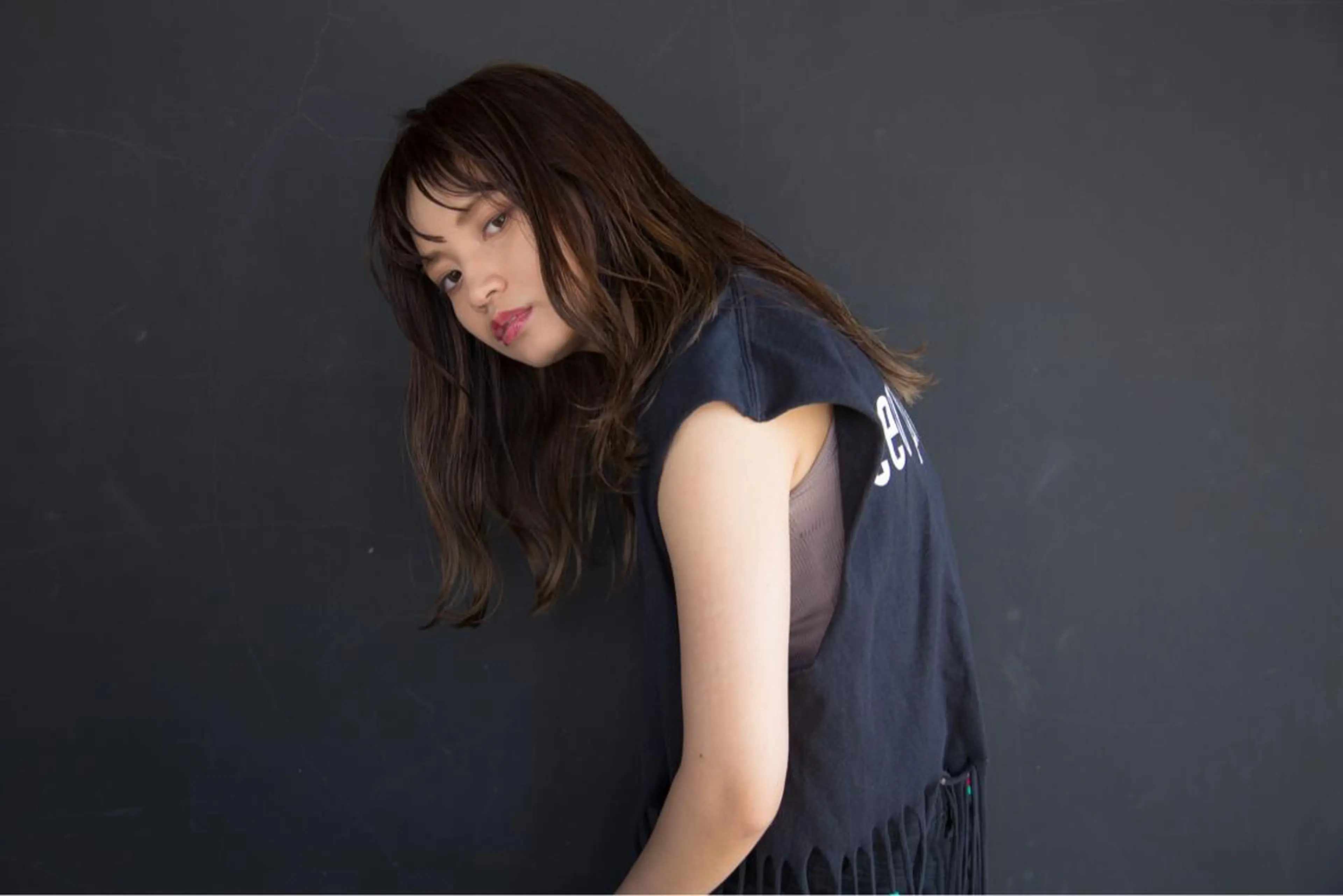 セミロング カラー ハイライトカラー ハイライト 似合わせカット トリートメント カット ヘアカラー トリートメント toiro by lien hair atelier所属・池田 真由美のヘアスタイル