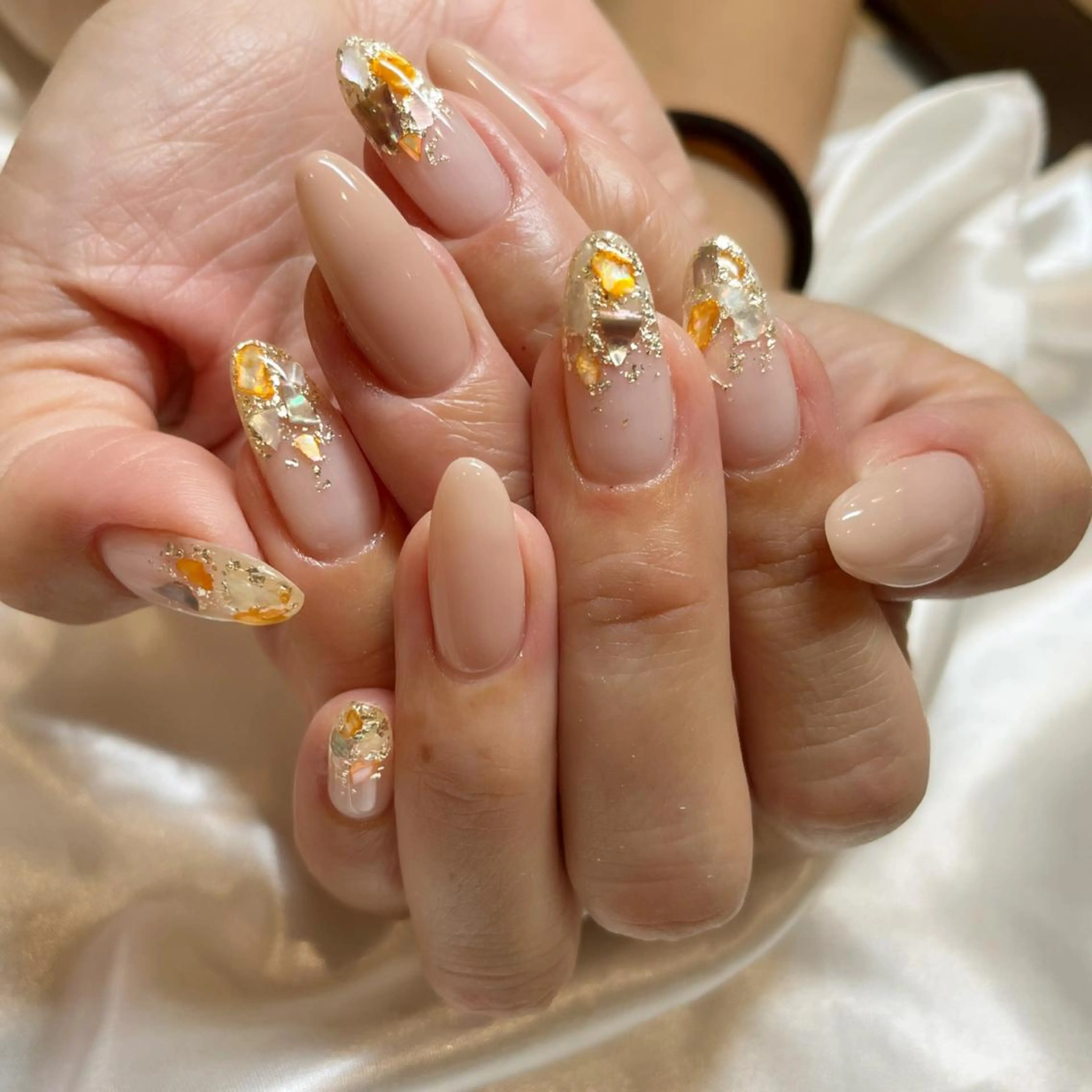 ロング ネイル 持ち込み 金子 彩海のネイルデザイン