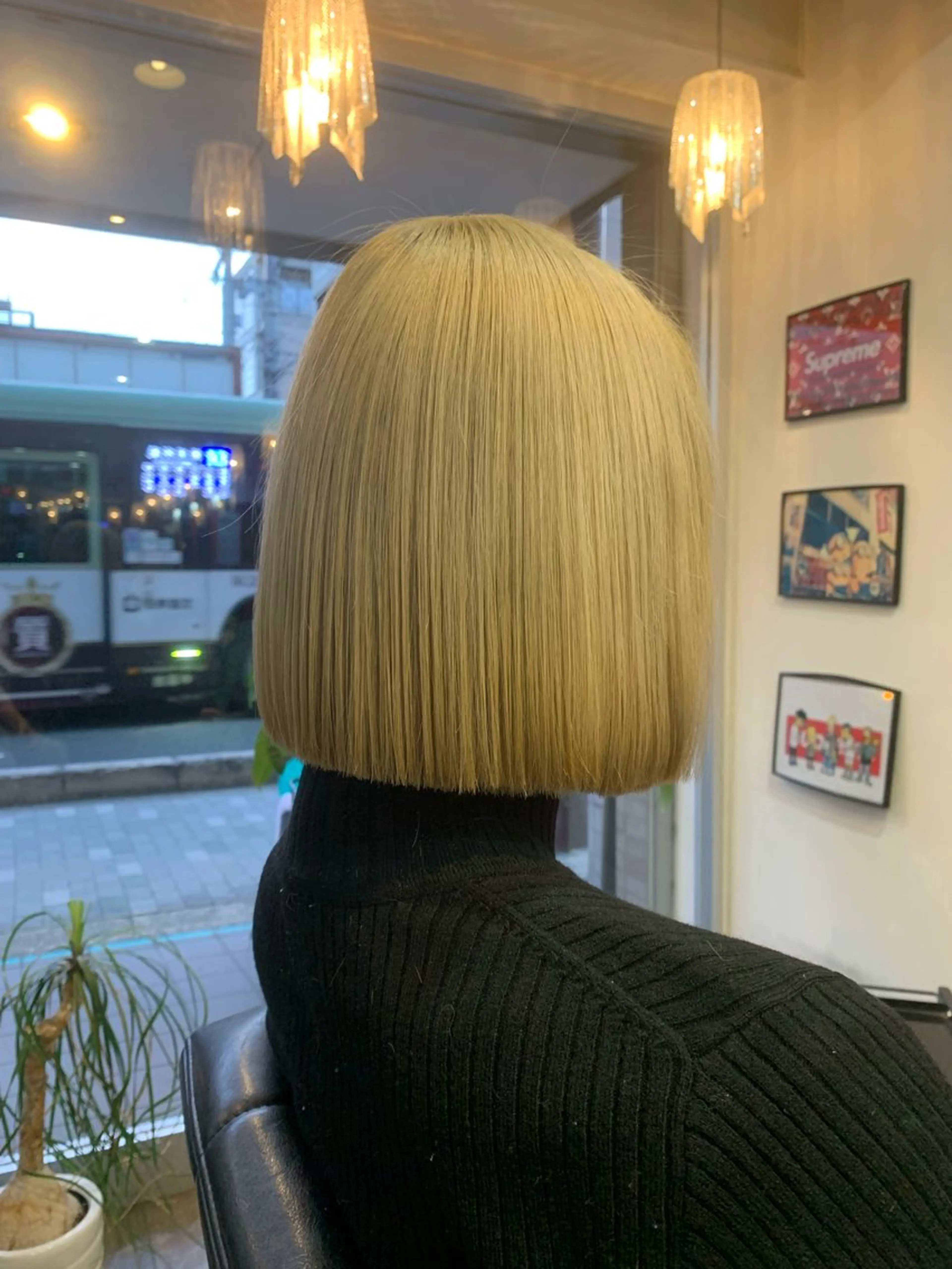 【☀️レディース☀️】カット×ブリーチ×透明感カラー（ダブルカラー）×ダメージケアトリートメント🌿の写真