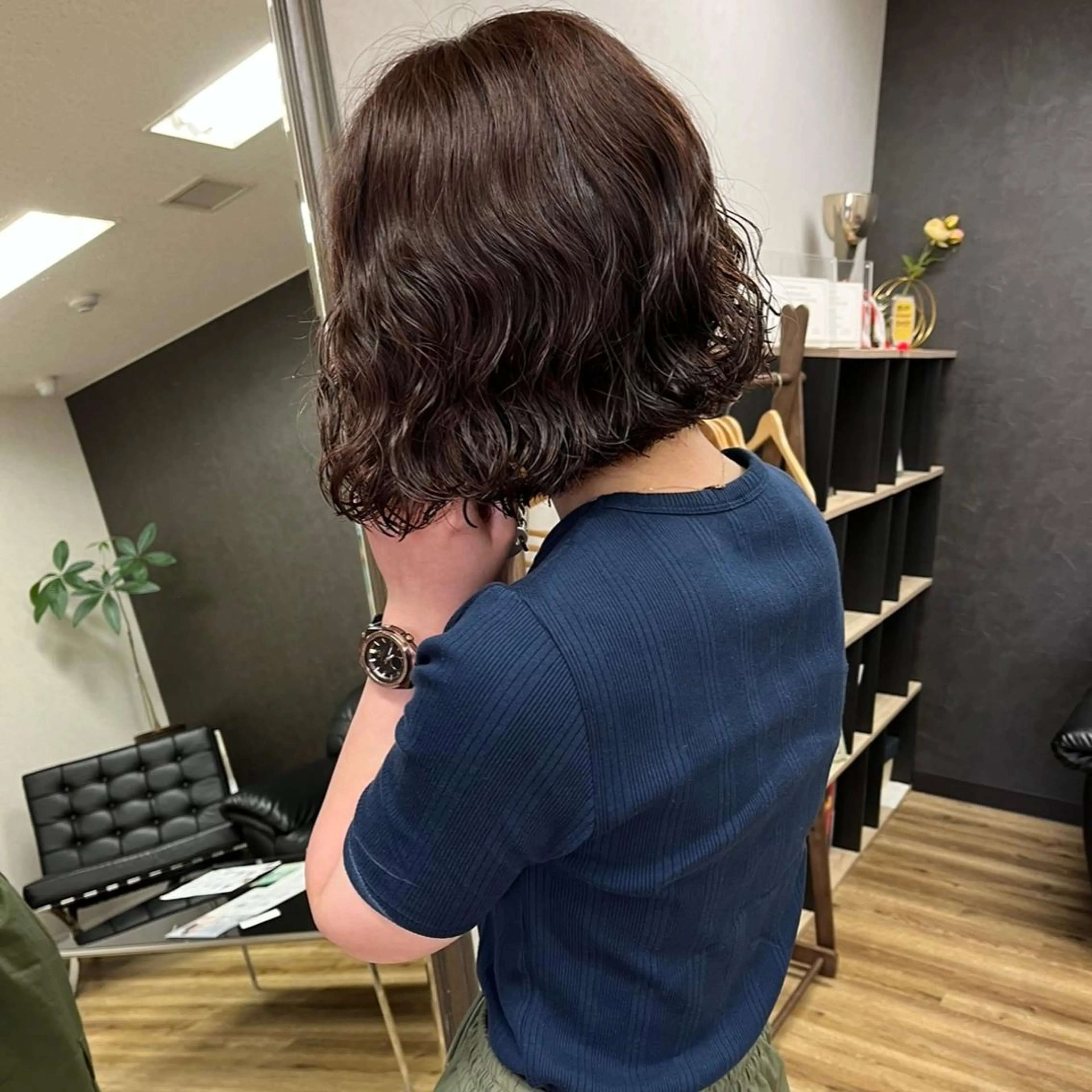 ショート パーマ nono/パーマ /顔まわりカット🐈のヘアスタイル