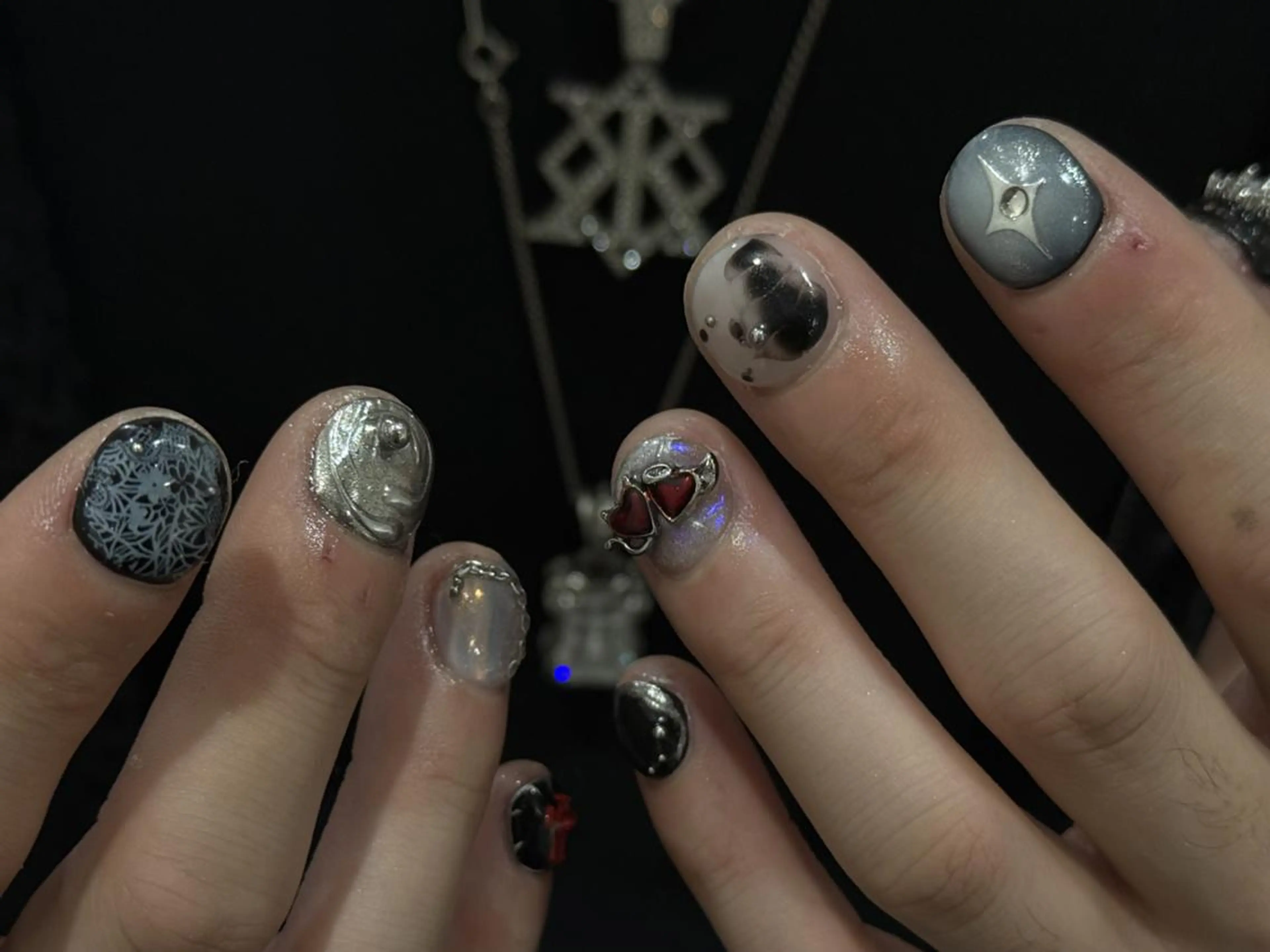 ネイル ハンドネイル MAKI💚💚💚 秋葉原.のネイルデザイン