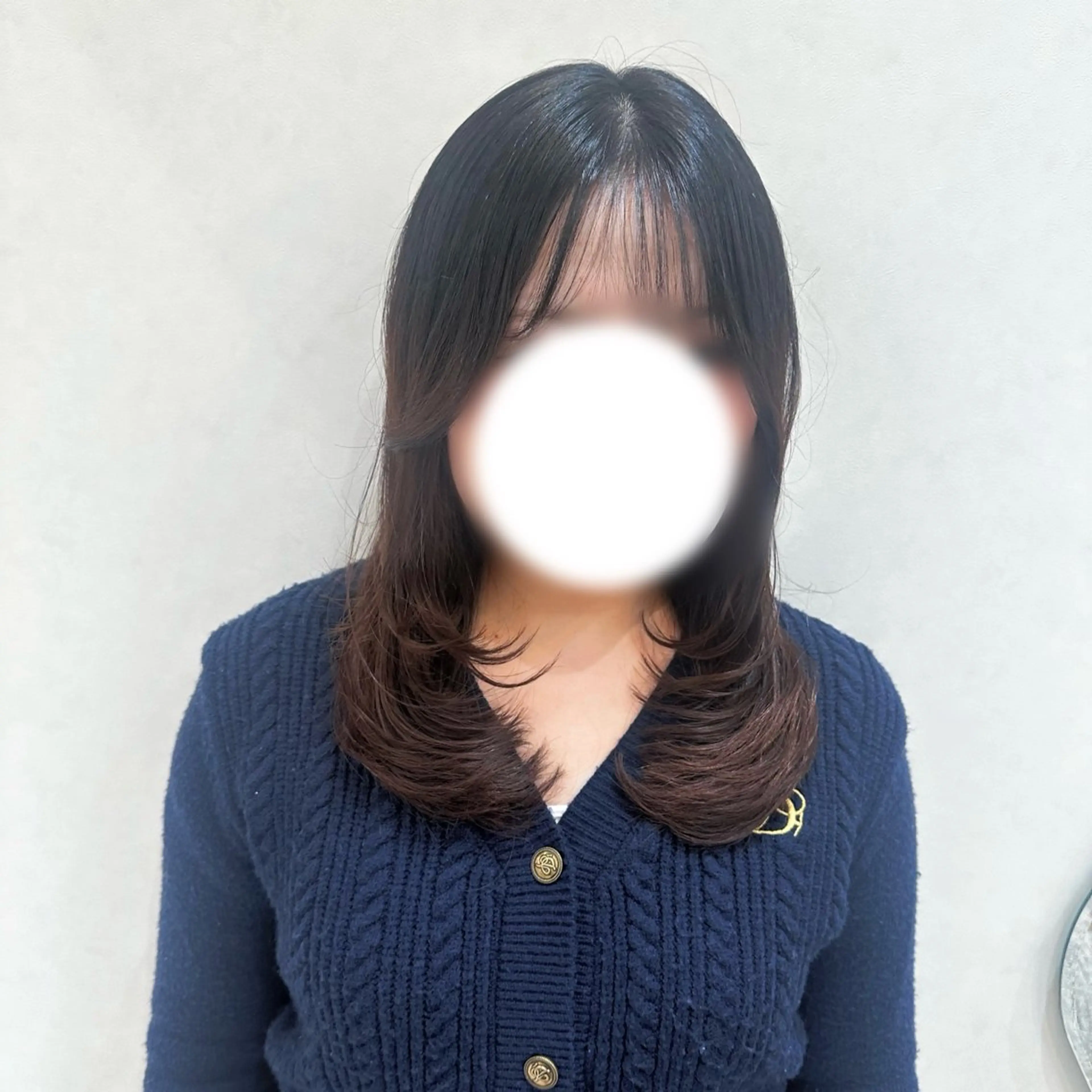 ミディアム Emuest心斎橋 SAKIのヘアスタイル