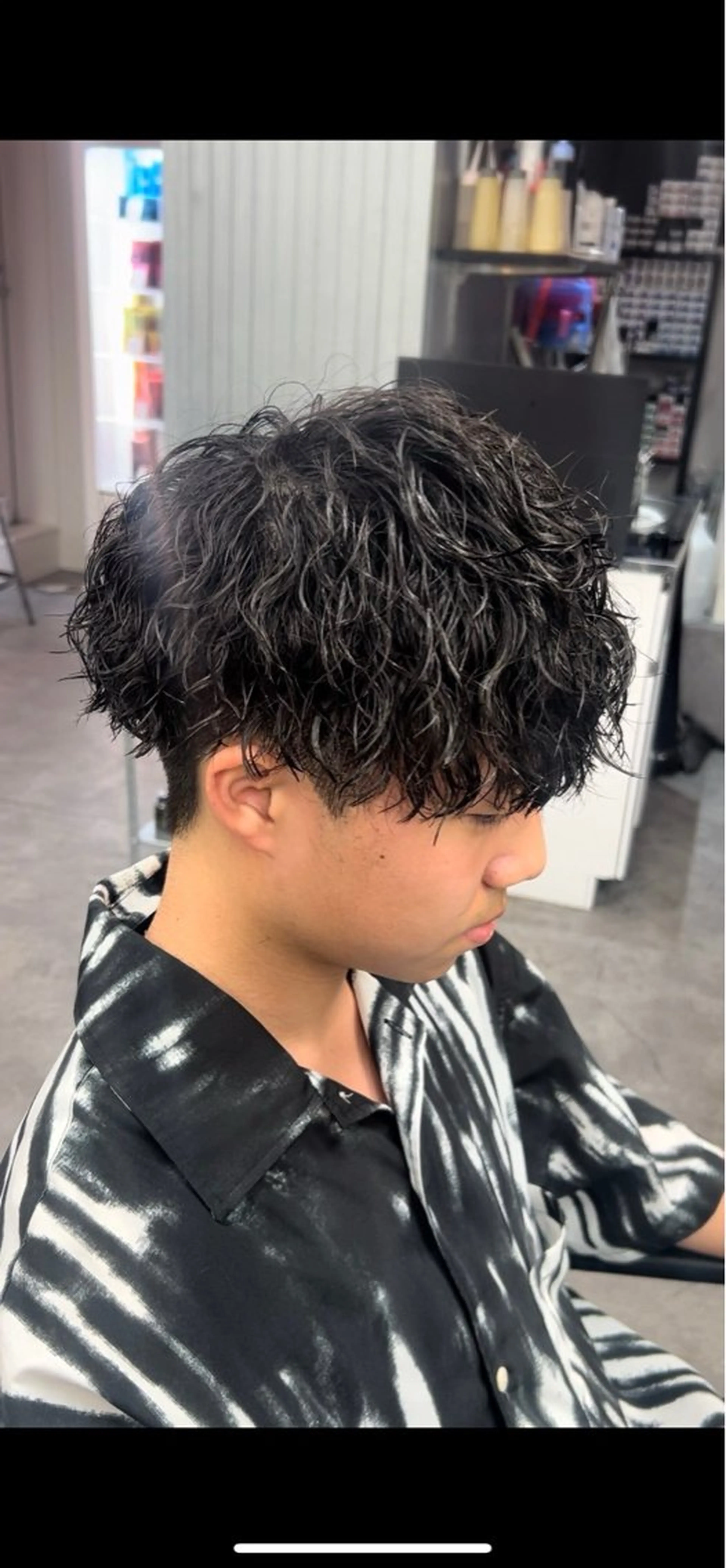 ショート パーマ メンズ カット パーマ ヘアセット お悩み解消✨/ メンズパーマ✨/直樹のヘアスタイル