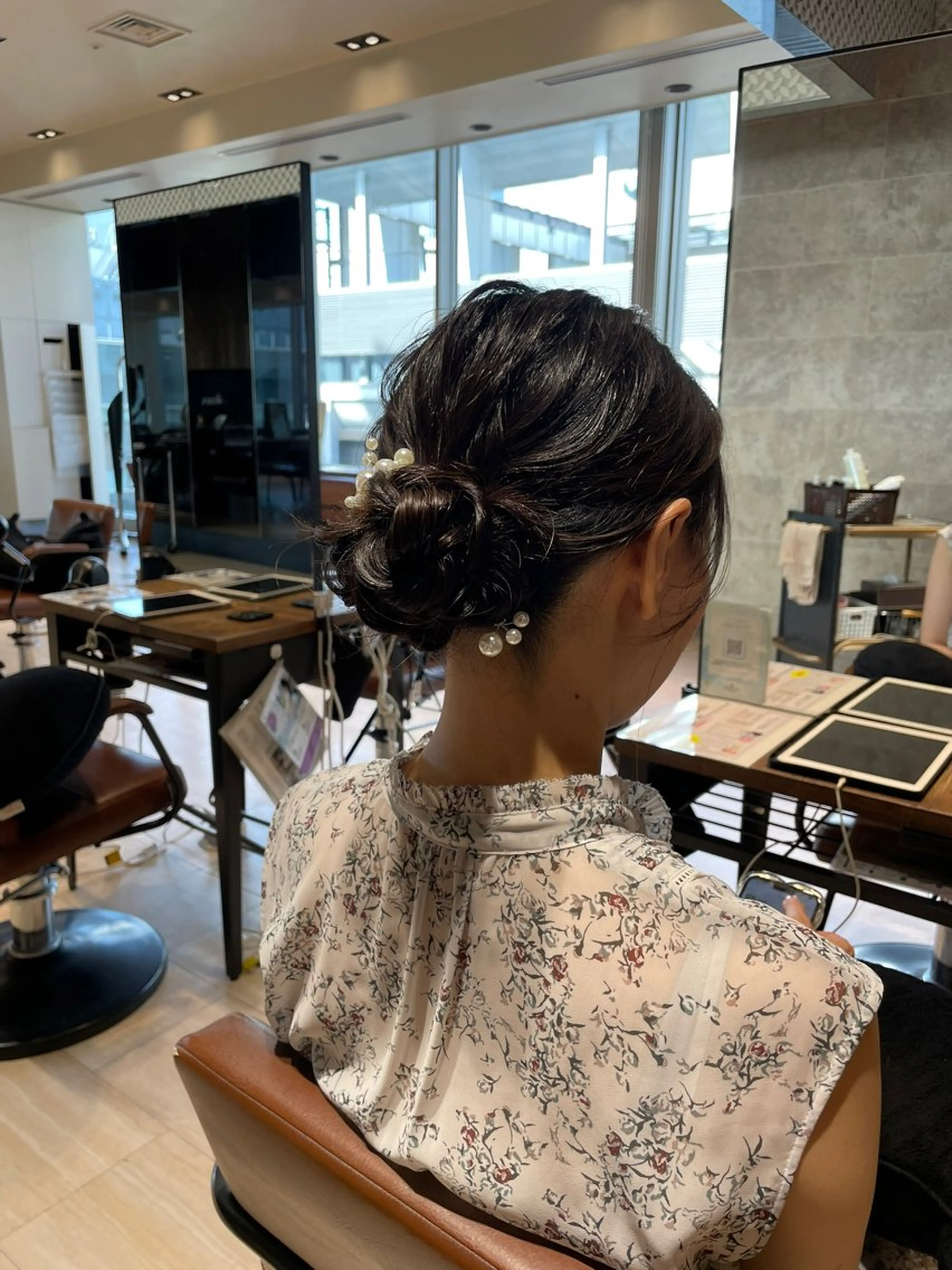 ヘアアレンジ 結婚式・ブライダル ヘアセット レイヤーカット/ アレンジ/うみのヘアスタイル