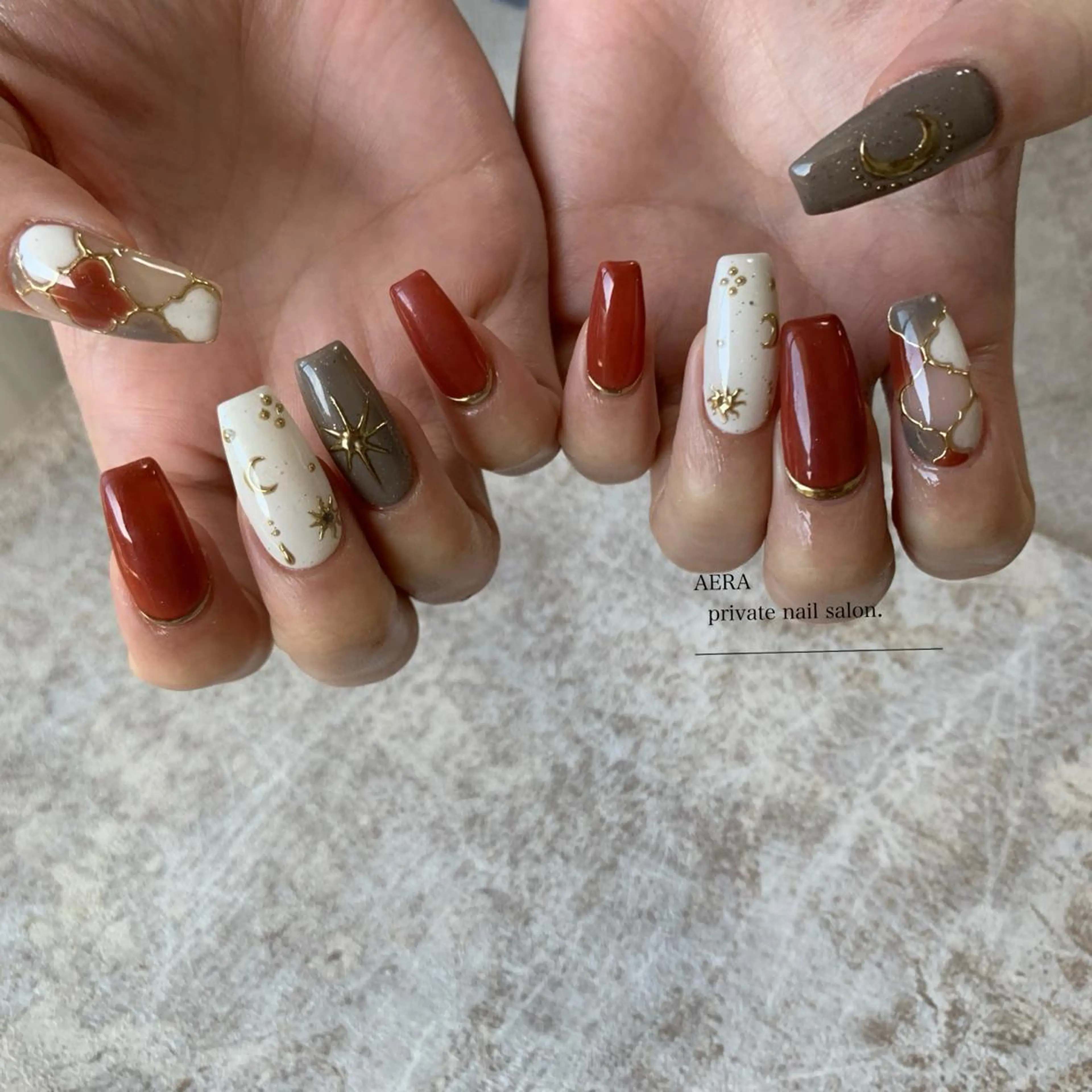 ネイル AERA nail shino🐱⸝꙳のネイルデザイン