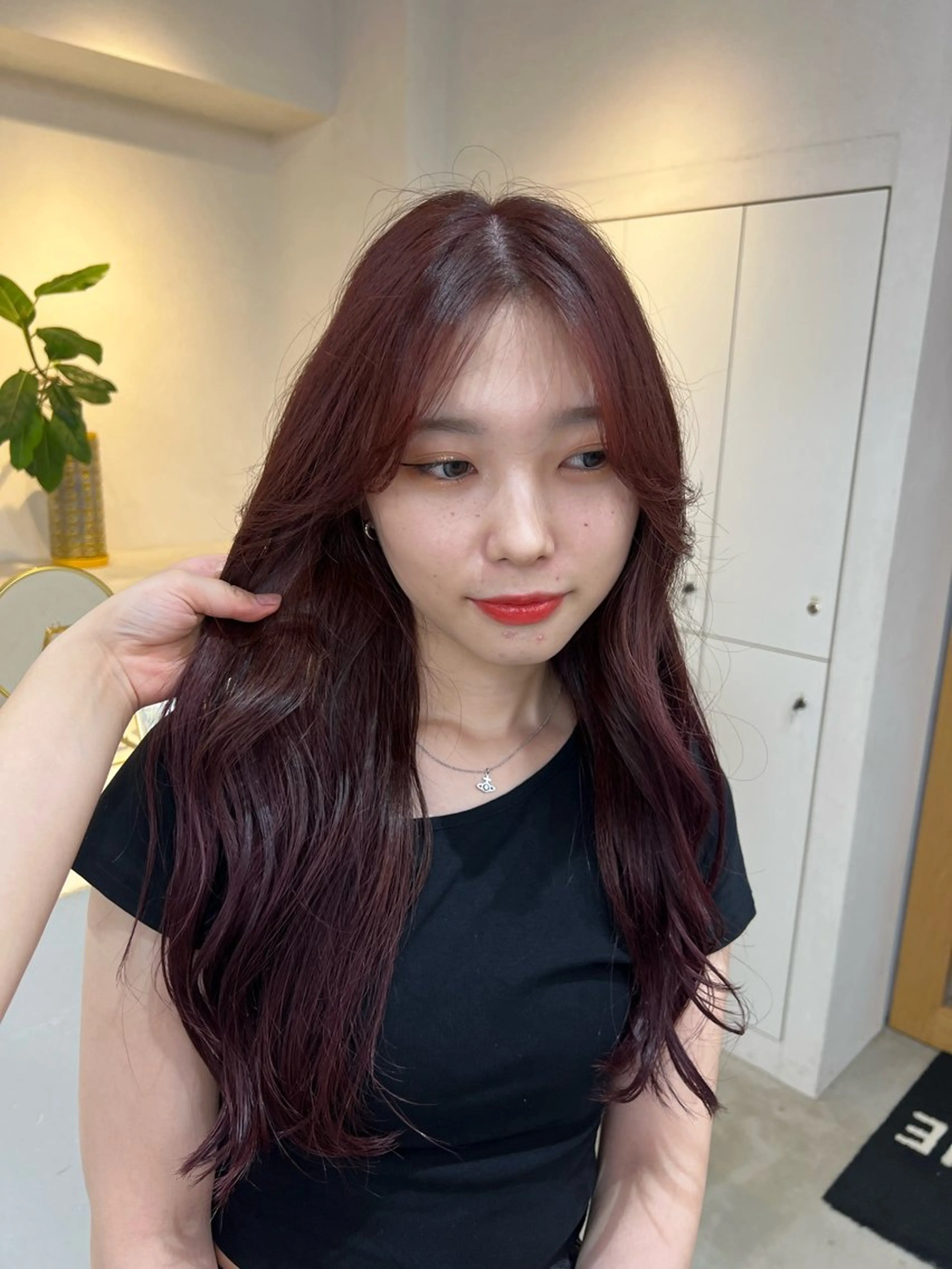 ロング カット ヘアカラー トリートメント 表参道/kozue/ 艶髪/髪質改善のヘアスタイル