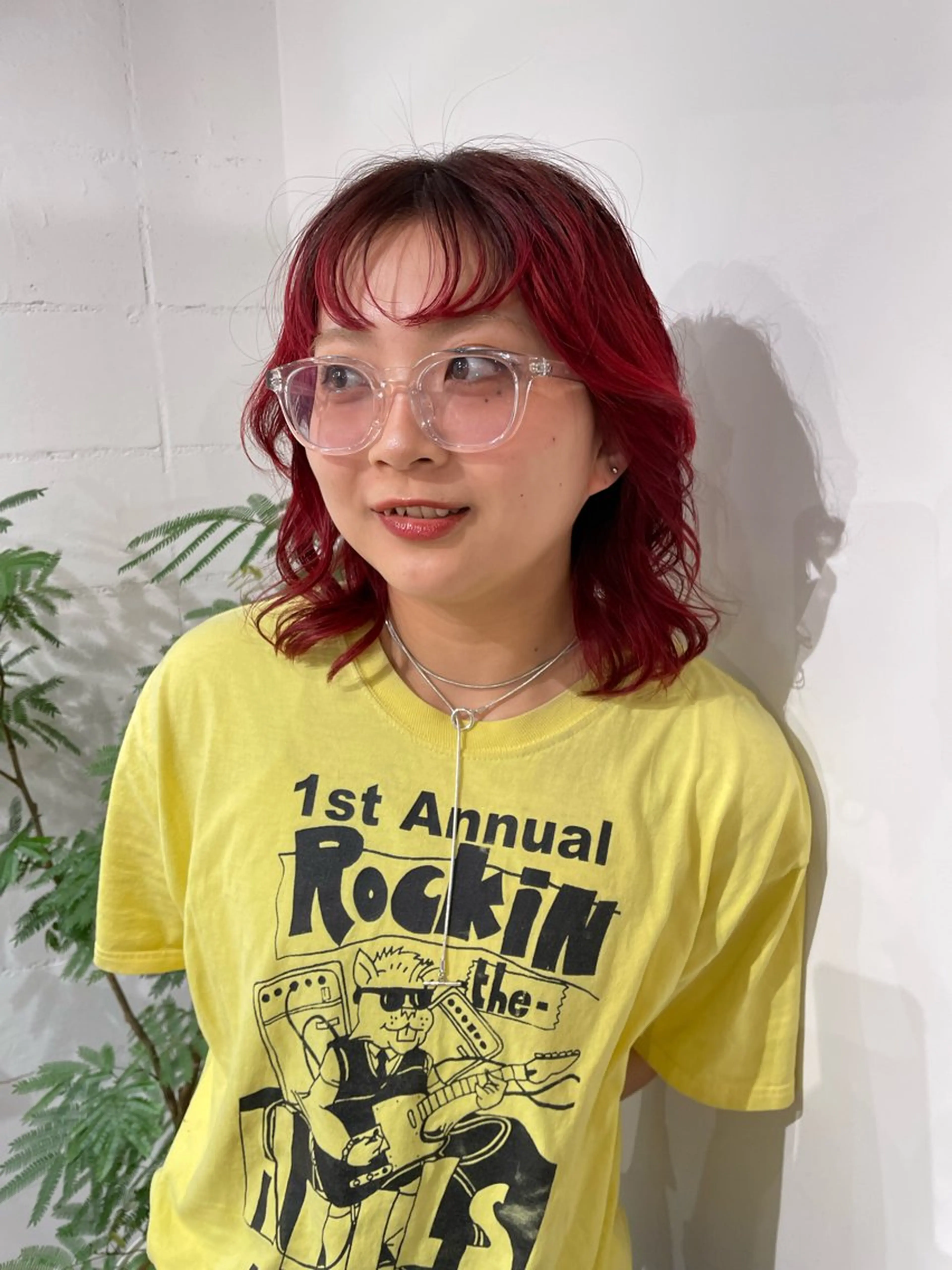 セミロング カラー ヘアカラー ハイライト/ブリーチ /綾華のヘアスタイル