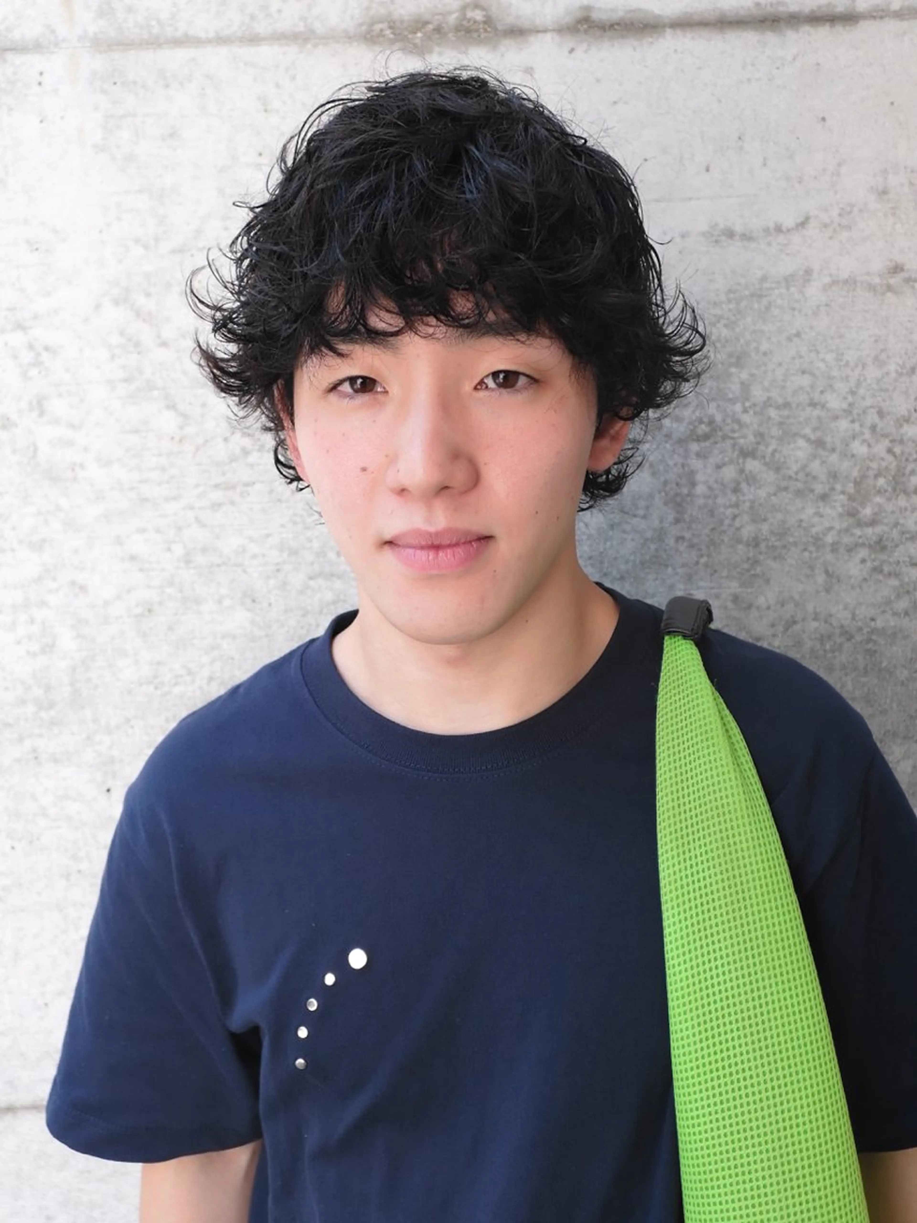 ミディアム パーマ メンズ カット パーマ トリートメント 高評価/パーマ平塚 章悟【tetsu】のヘアスタイル