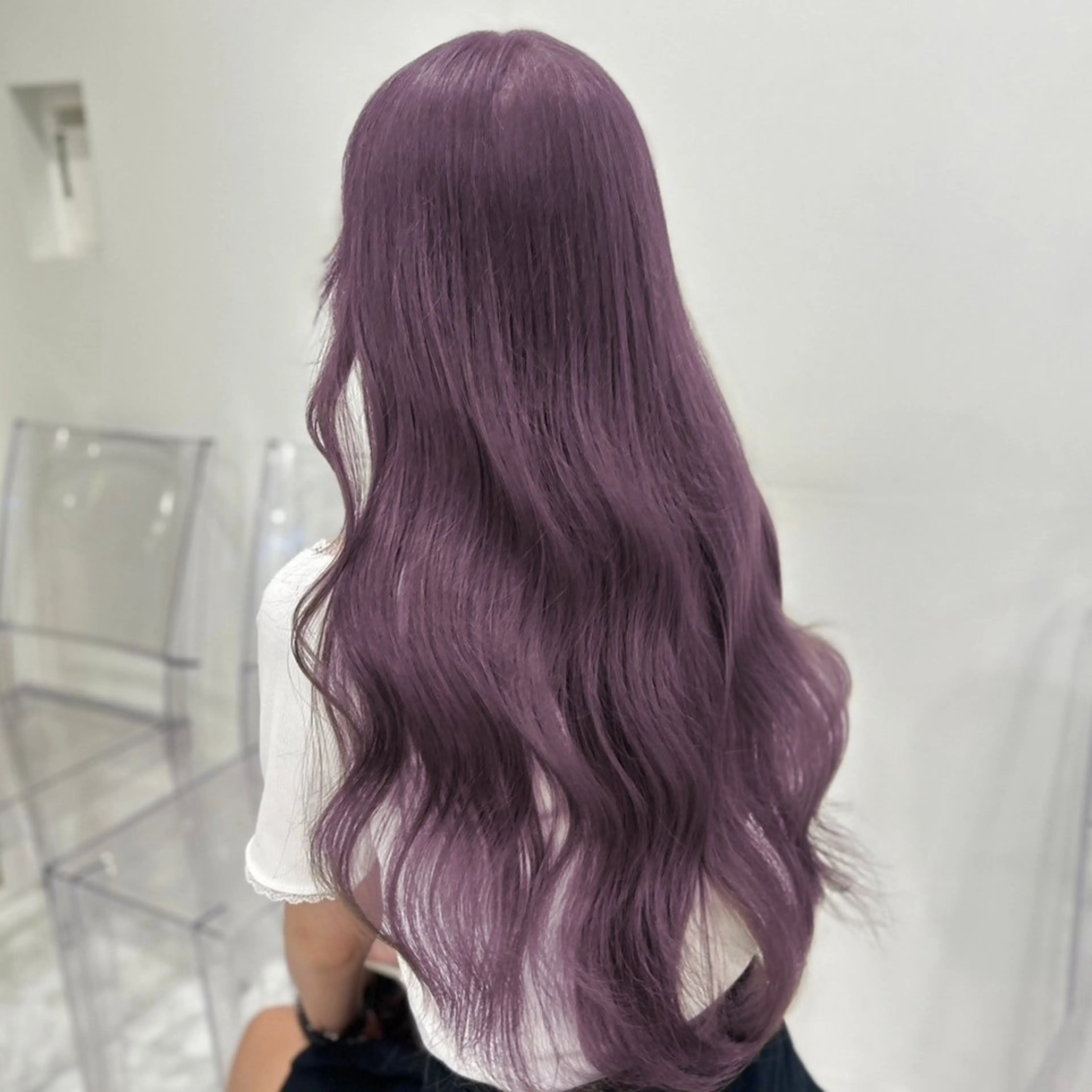 ミディアム カラー 🎀🧁ダメージレス 艶髪カラー🧁🎀のヘアスタイル