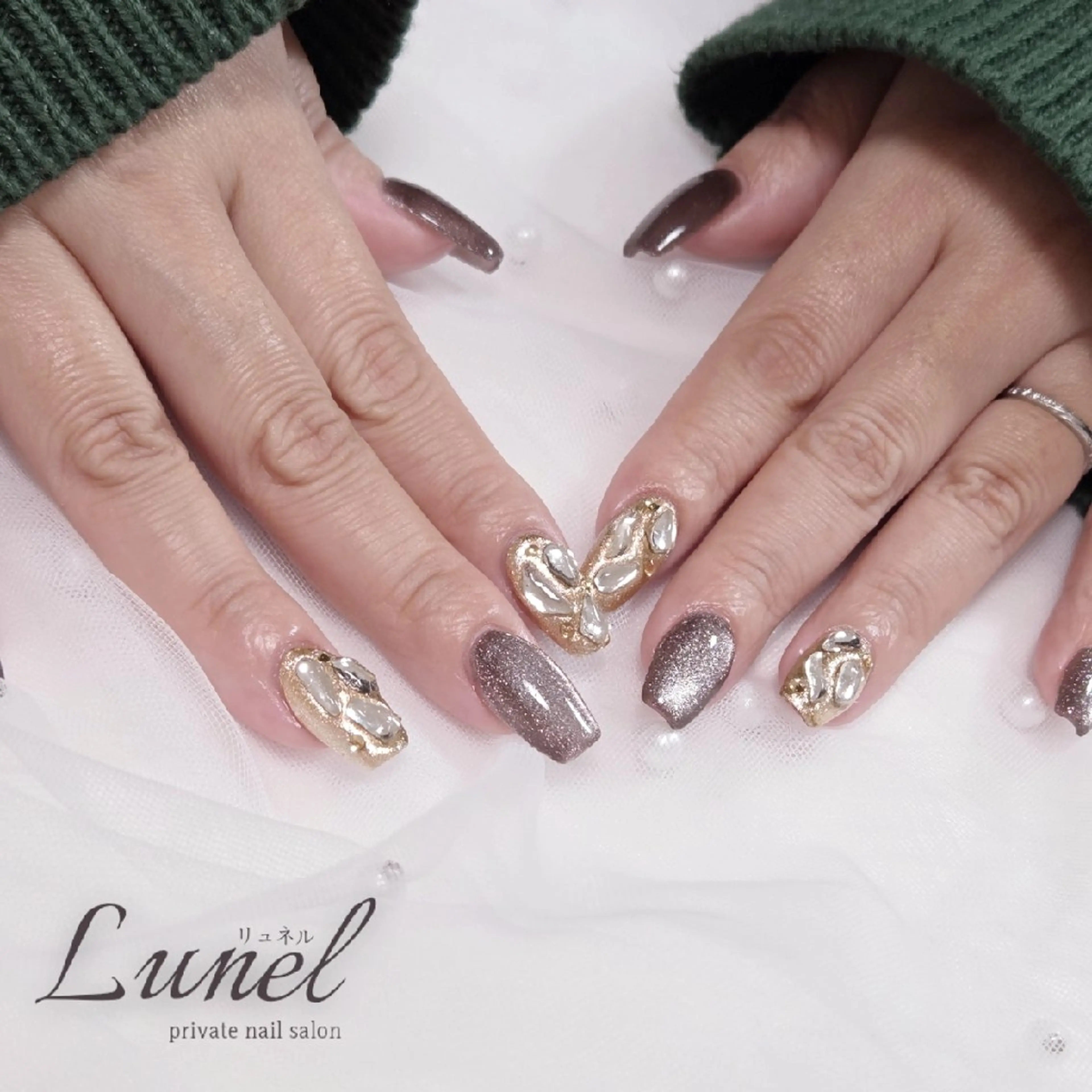 ネイル 持ち込み ハンドネイル Lu nelのネイルデザイン