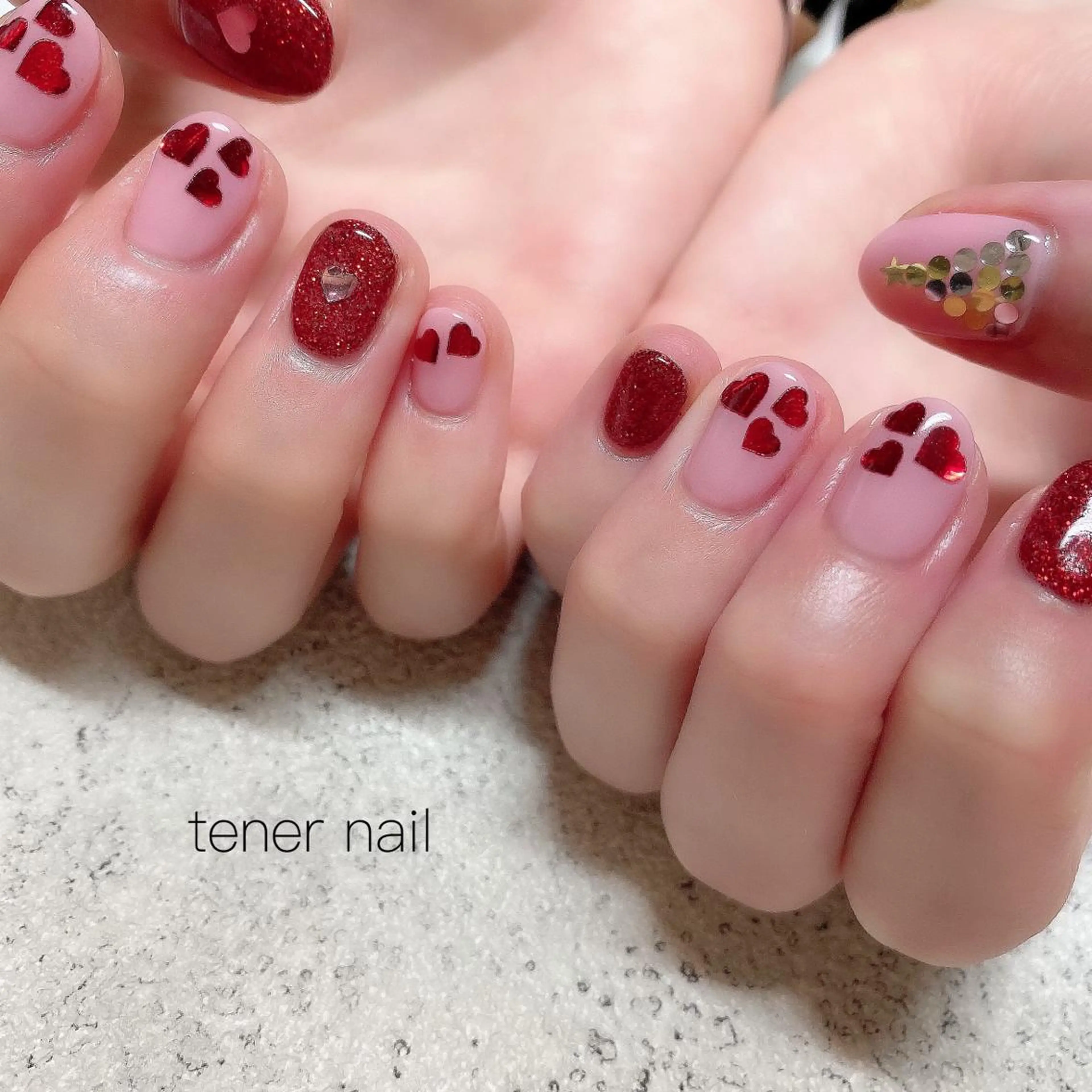 ネイル 冬ネイル クリスマス テネルネイル tener nailのネイルデザイン