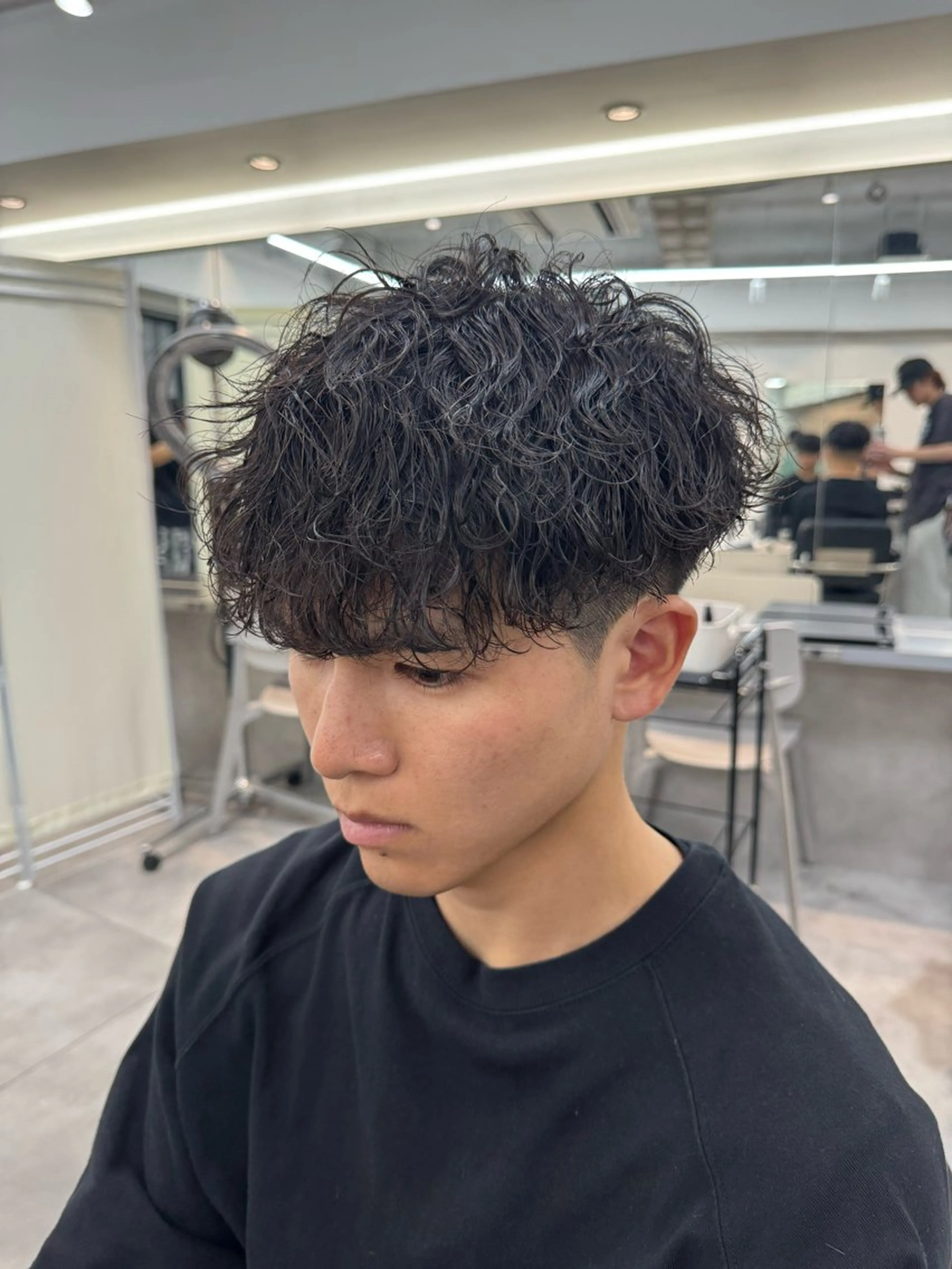 パーマ メンズ 波巻きパーマ カット パーマ 大宮メンズ特化/パー マ職人/小川藍人のヘアスタイル