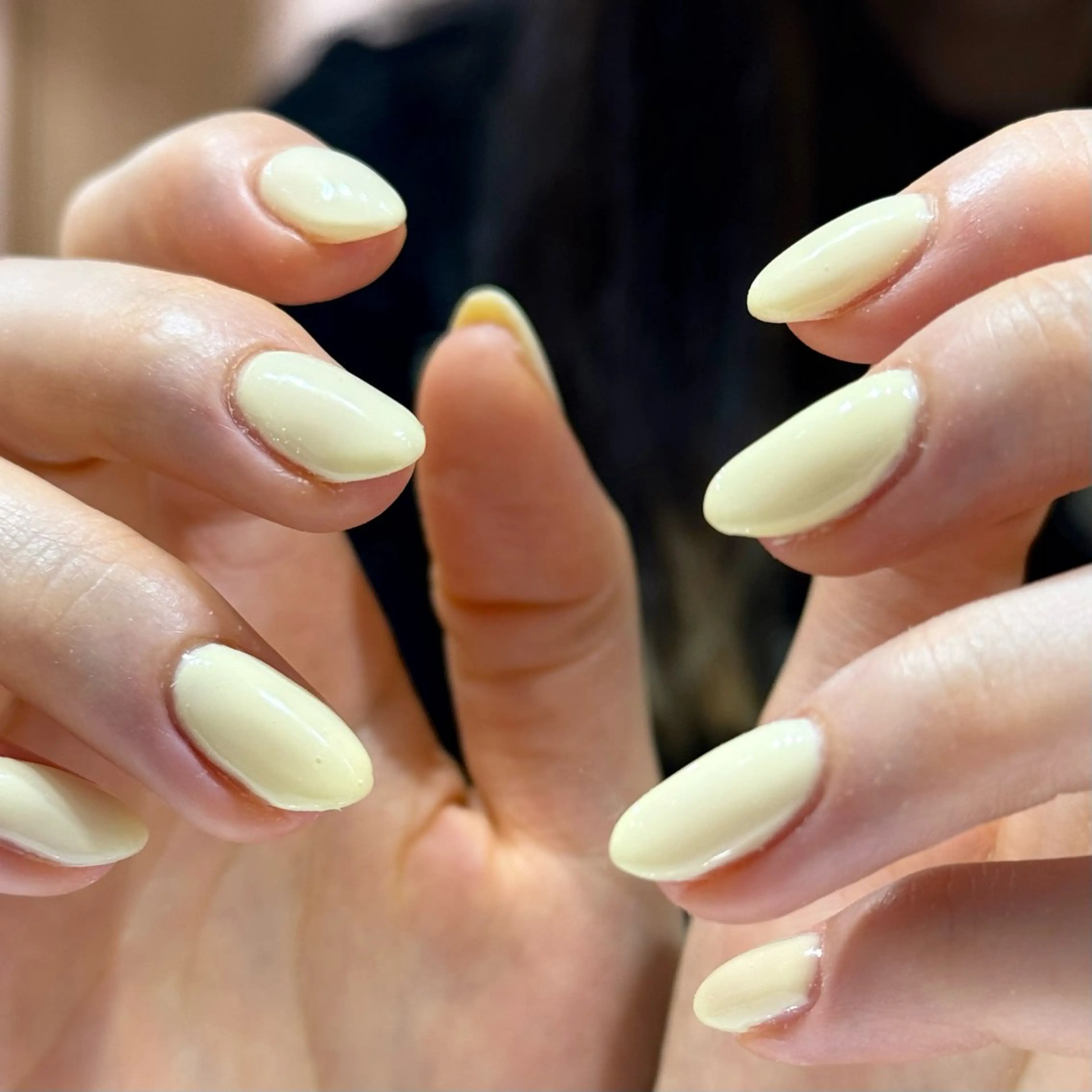 ネイル ワンカラーネイル 春ネイル ハンドネイル she 川崎所属・she 川崎 karenのネイルデザイン