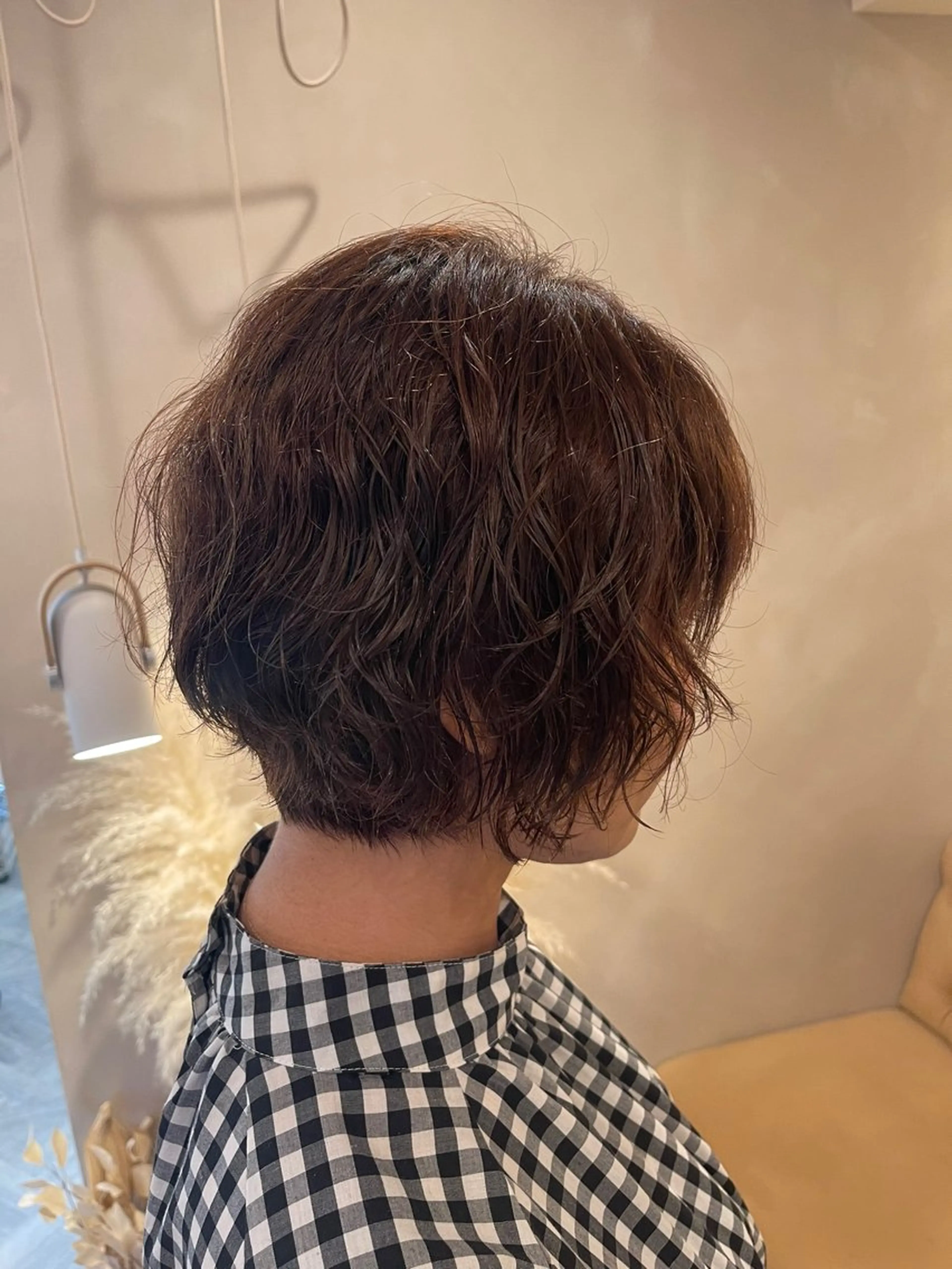 ショート 市原亮/塩釜口/ ツイスパ/波巻きのヘアスタイル