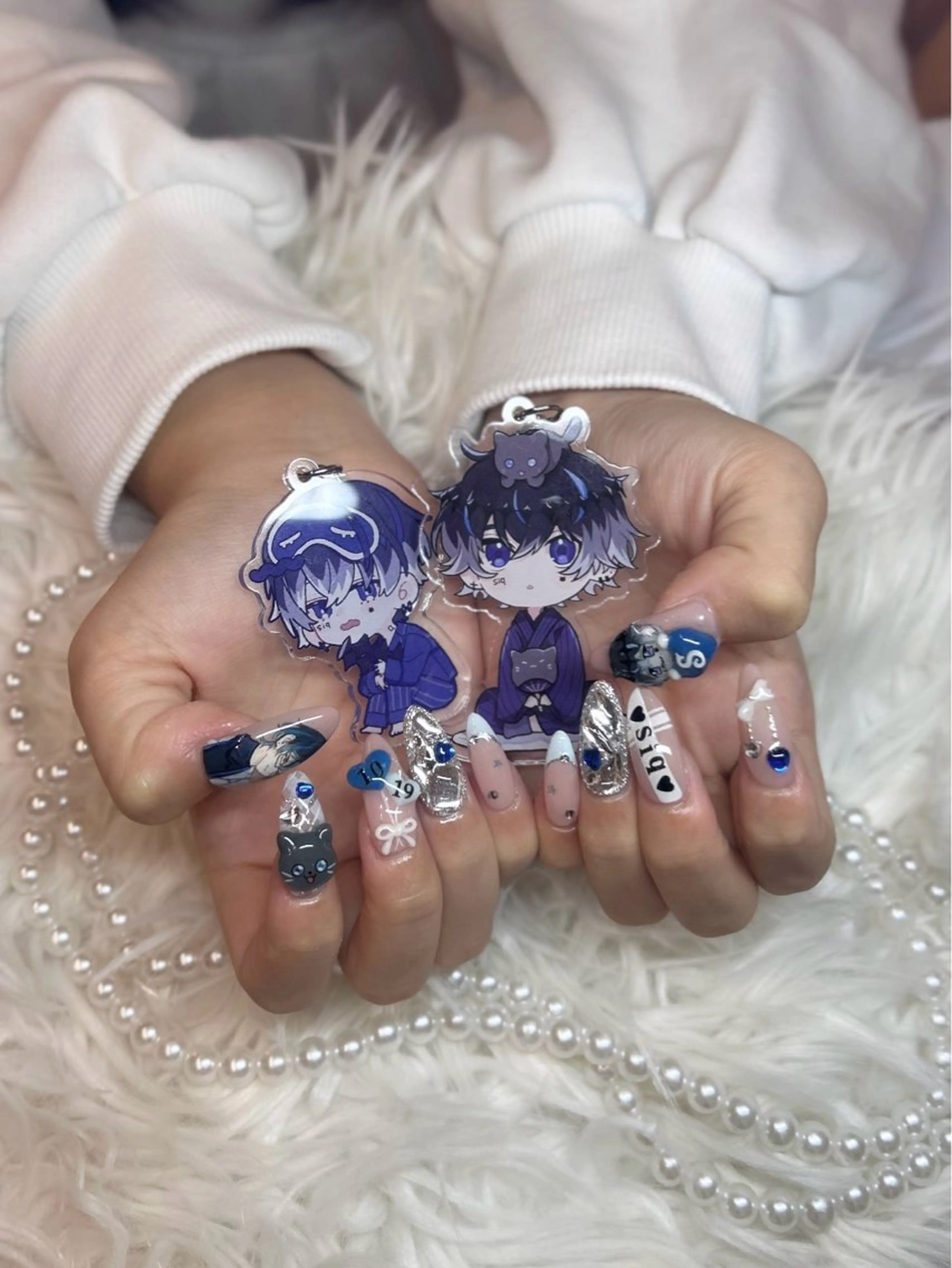 ネイル 持ち込み ハンドネイル 中村 穂乃果のネイルデザイン