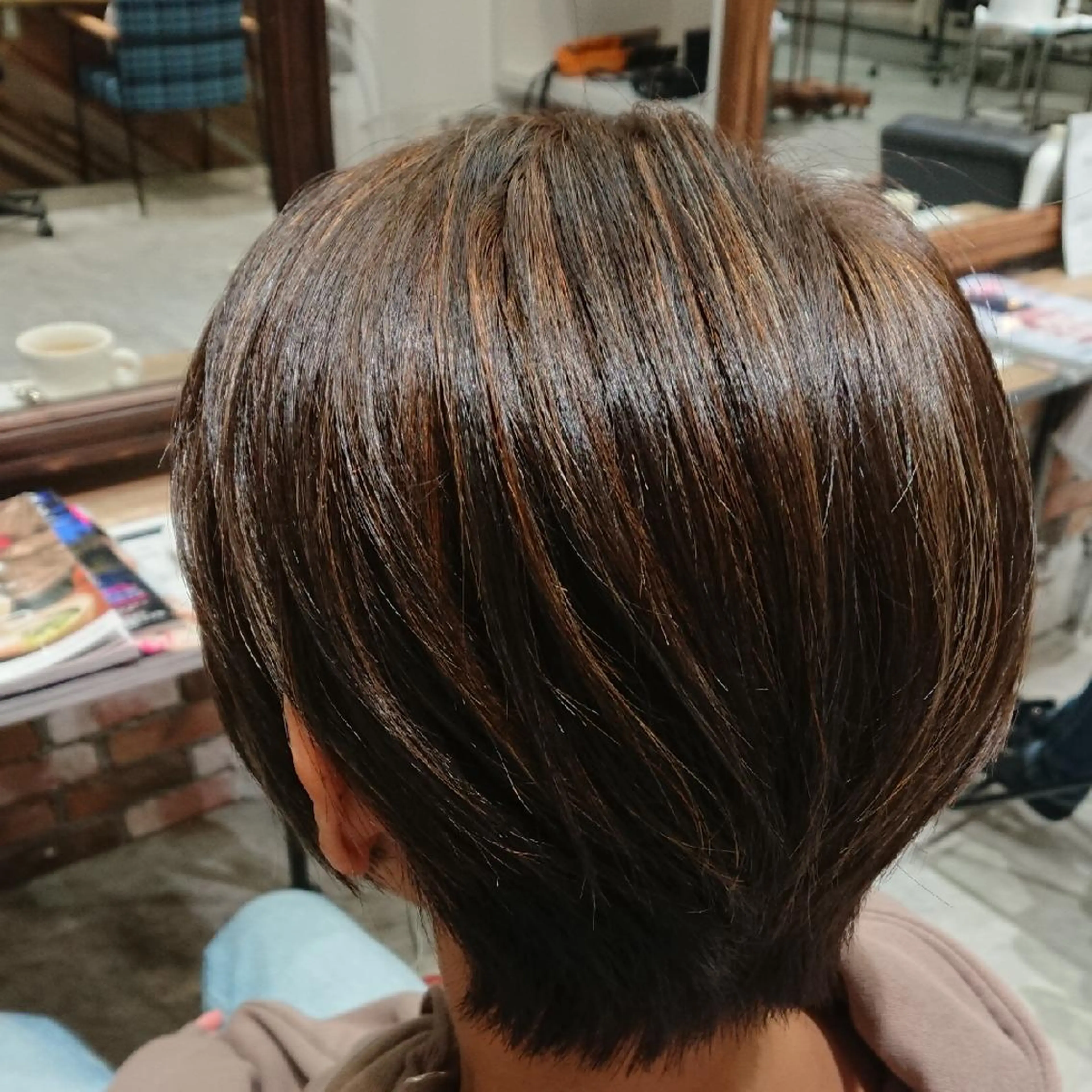 ショート カット 遠藤 恭子のヘアスタイル